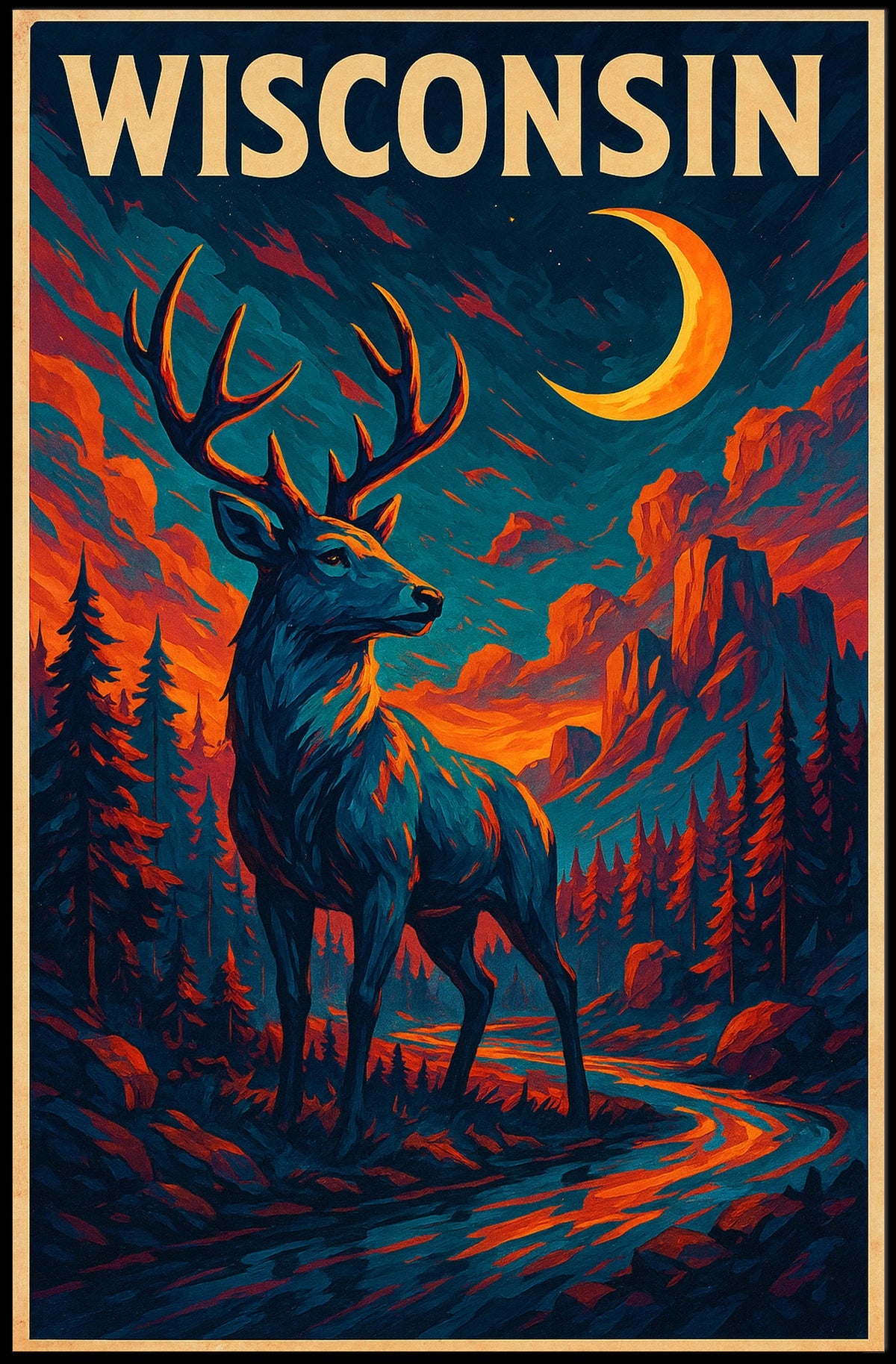 Wisconsin Wilderness Poster