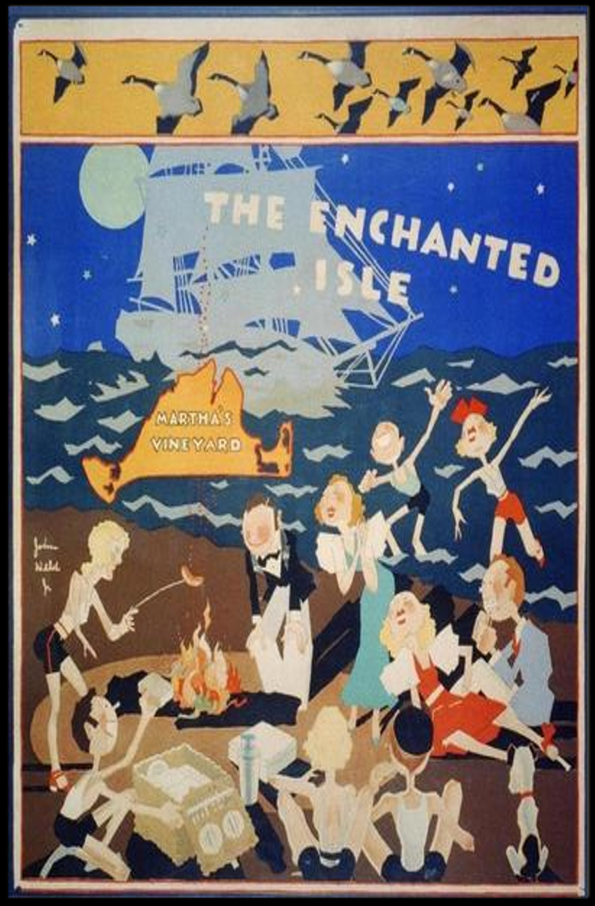 The Enchanted Isle of Martha's Vineyard Poster PosterGoat