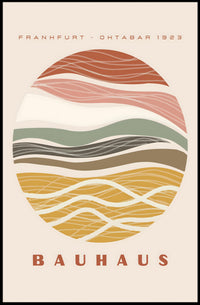 Bauhaus in Frankfurt October 1923 Poster