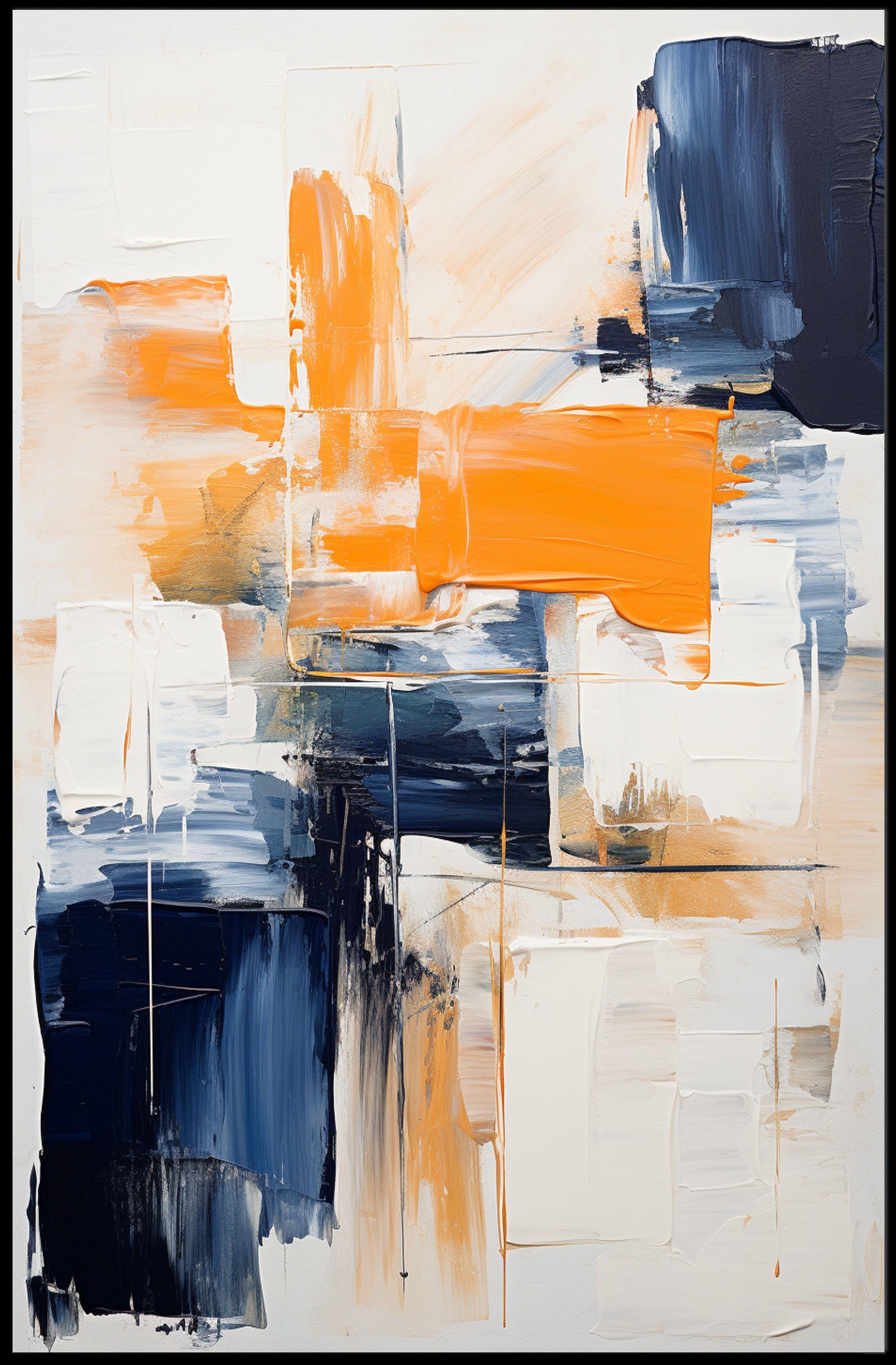 Abstract Color Harmony Abstract Poster