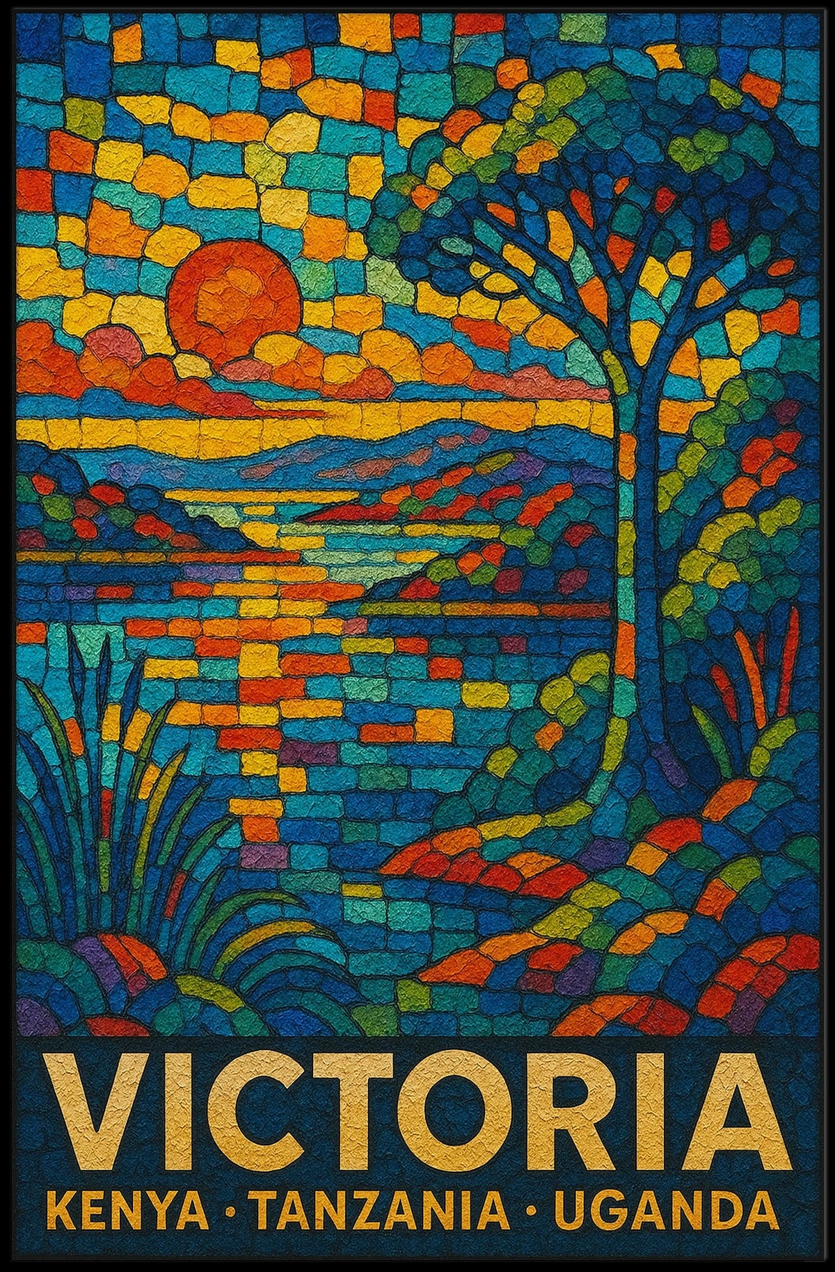 Victoria A Vibrant Landscape Poster