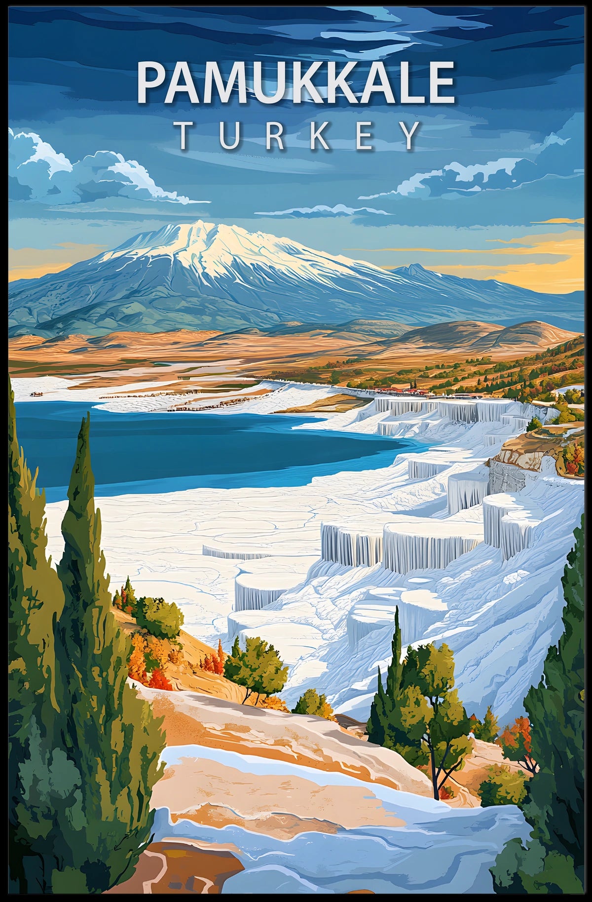 Pamukkale, Turkey Poster