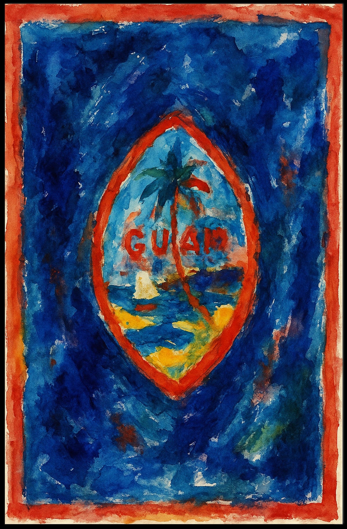 Guam Artistic Representation Poster