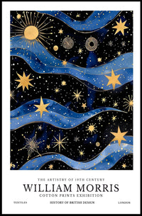 William Morris Cotton Prints Exhibition Poster