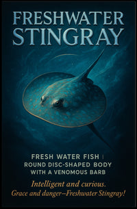 Freshwater Stingray Poster