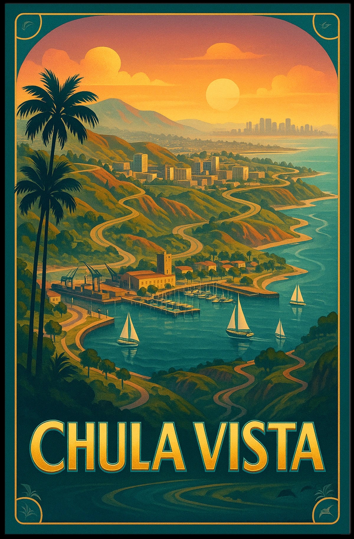 Chula Vista Scenic Poster