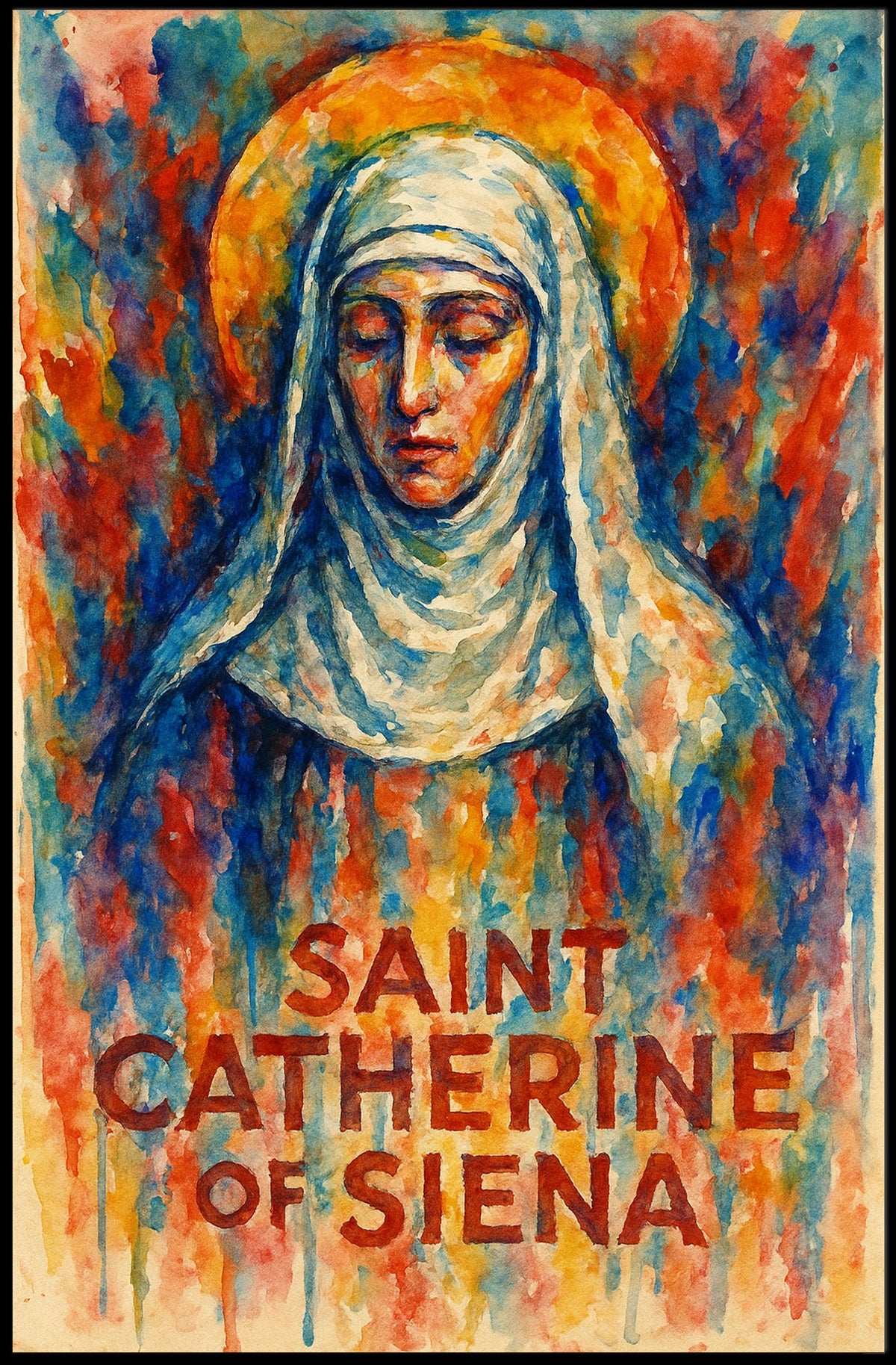 Saint Catherine Of Siena Poster