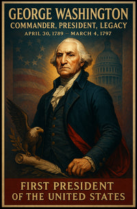 George Washington 1st President Poster PosterGoat