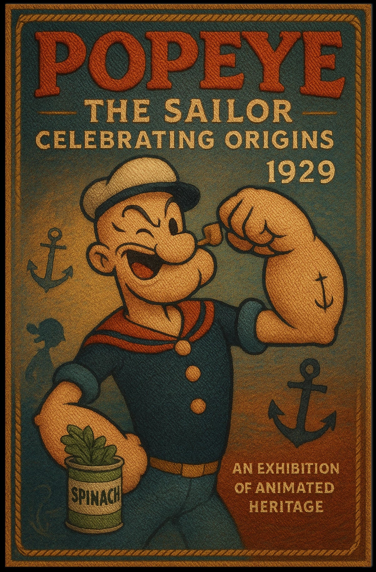 Popeye 1929 Art Poster POP-162