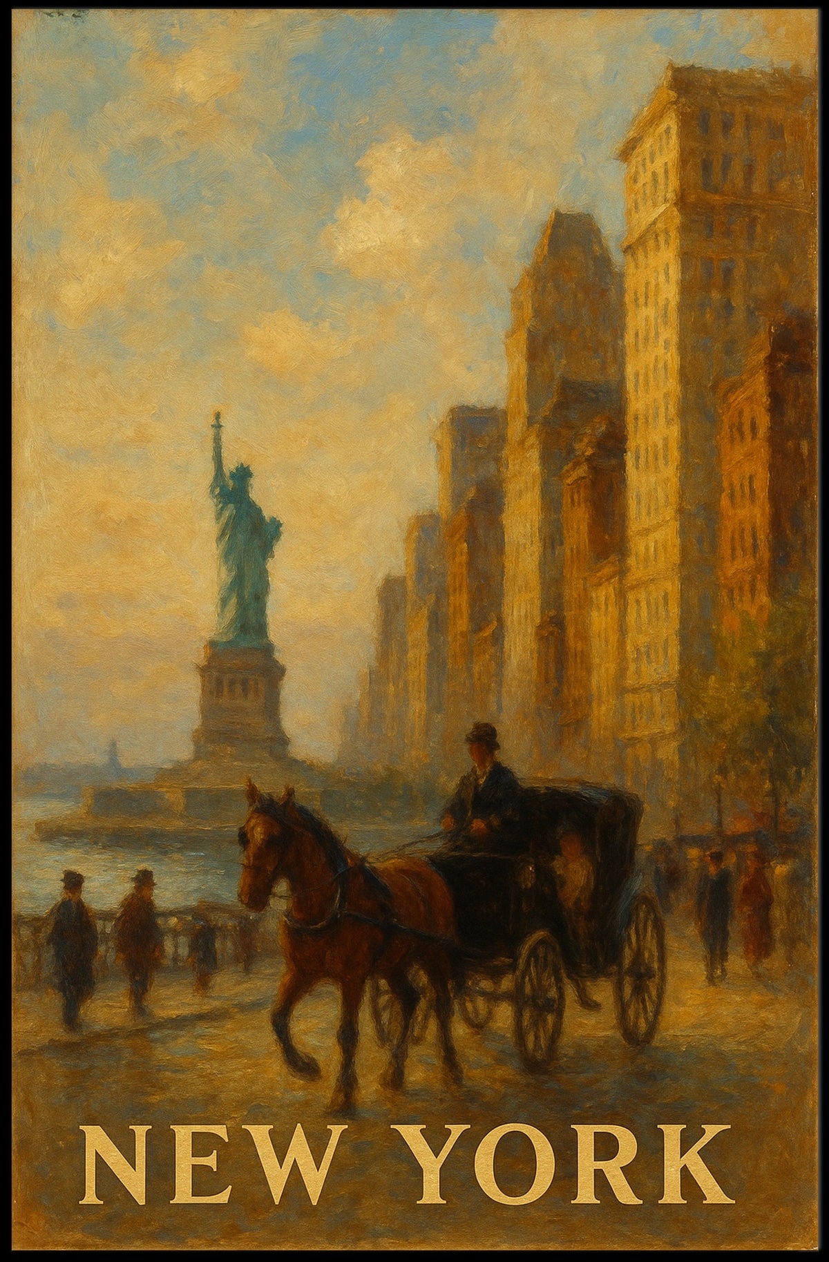 New York Timeless Cityscape Poster