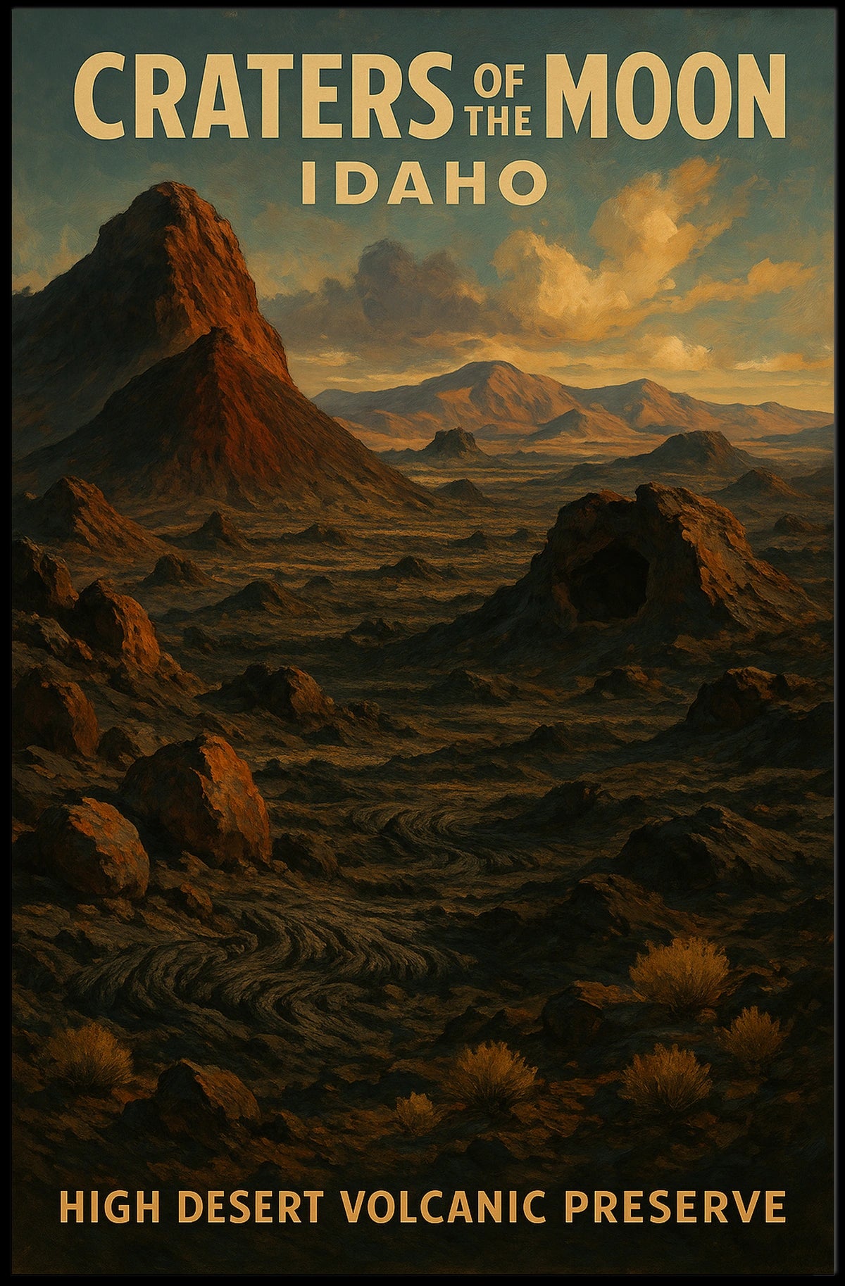 Craters Of The Moon Idaho Poster
