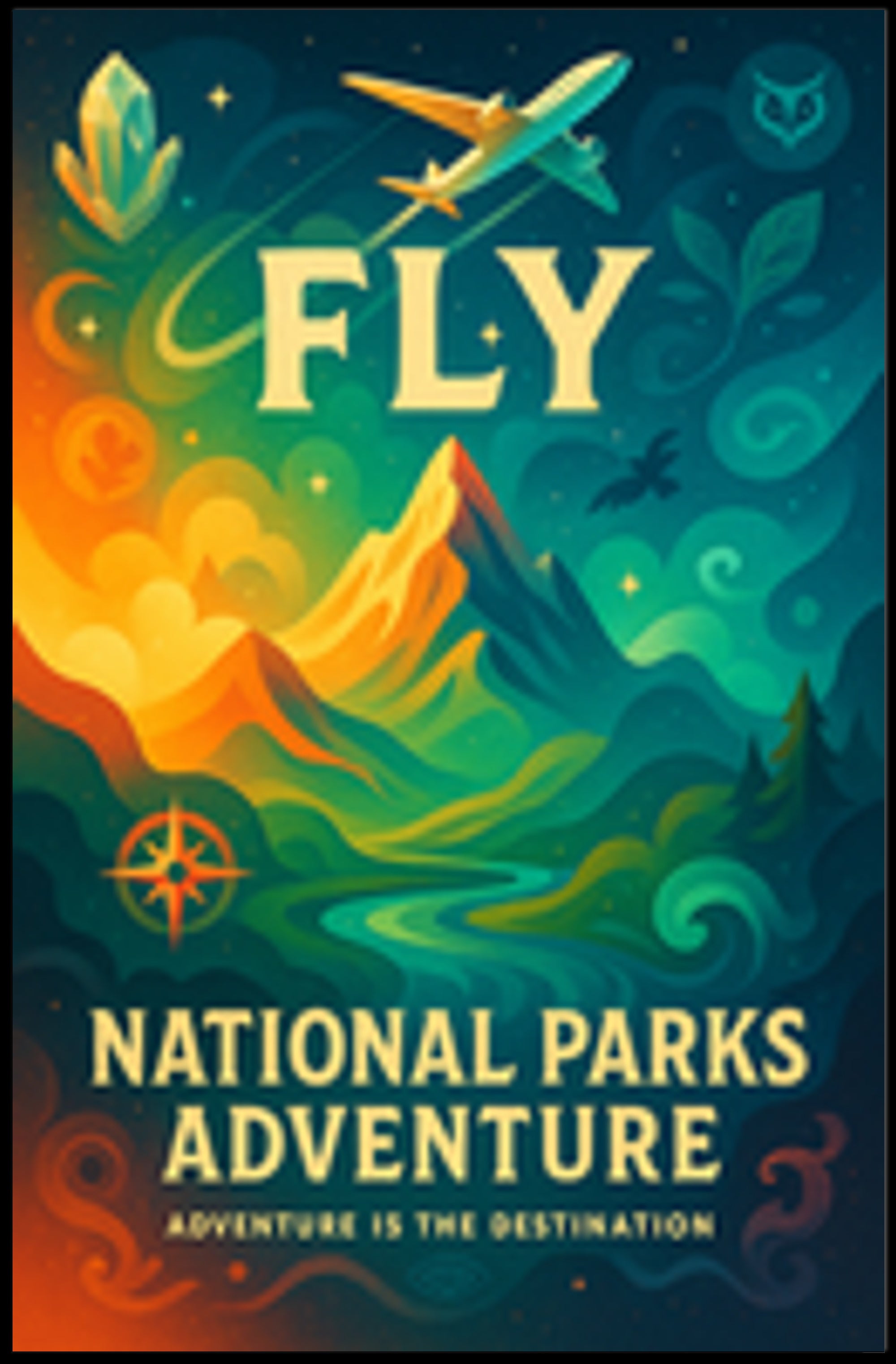 National Parks Travel Poster Adventure Print