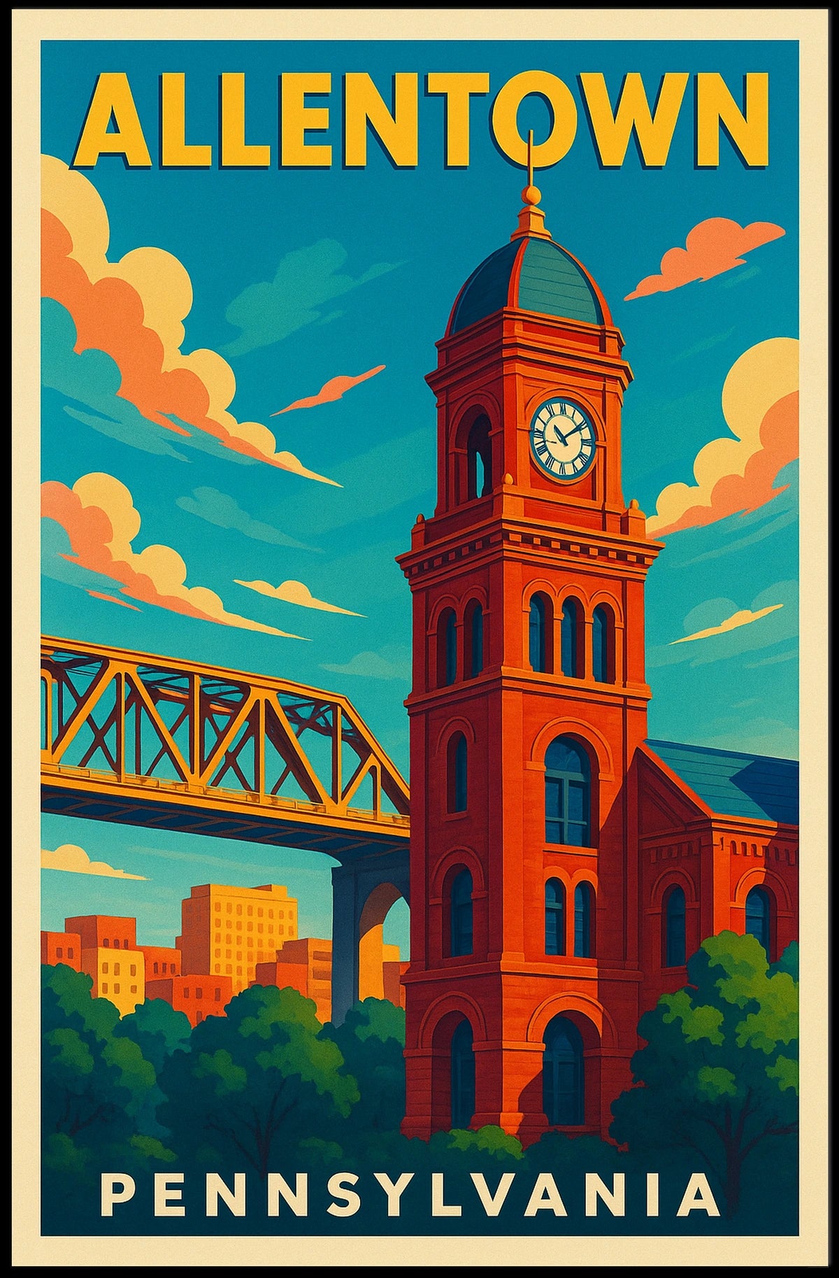 Allentown, Pennsylvania Poster