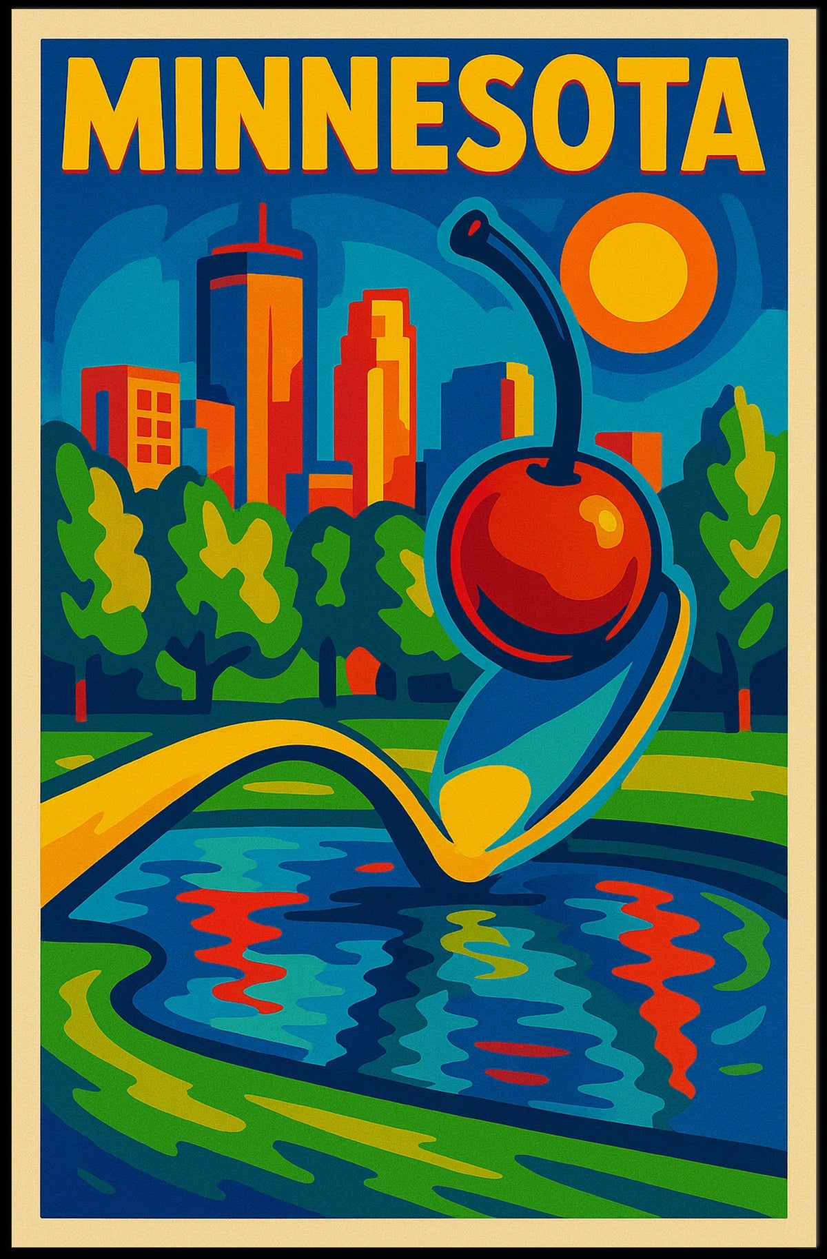 Minnesota Art Poster
