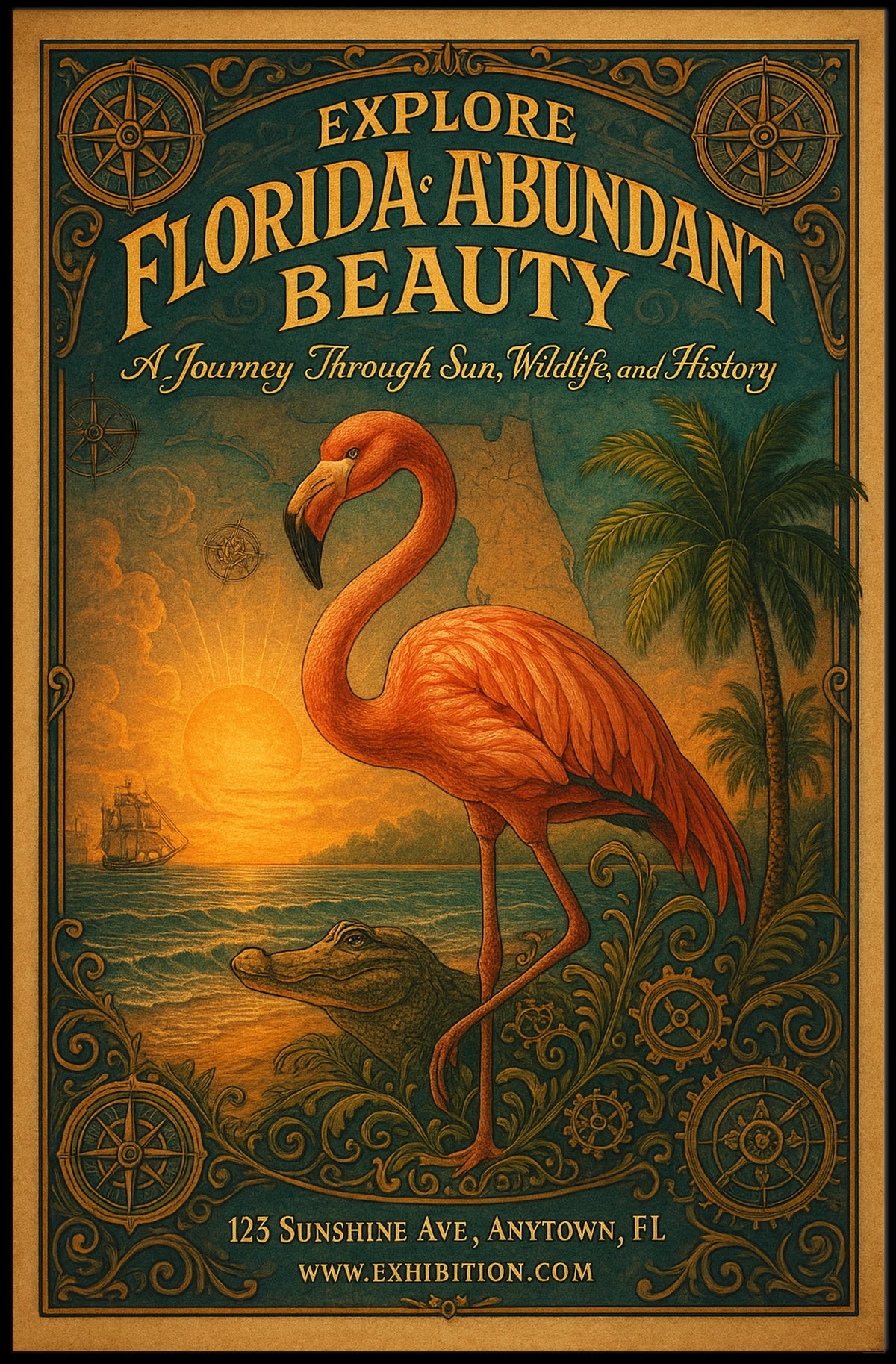 Explore Floridas Abundant Beauty Poster
