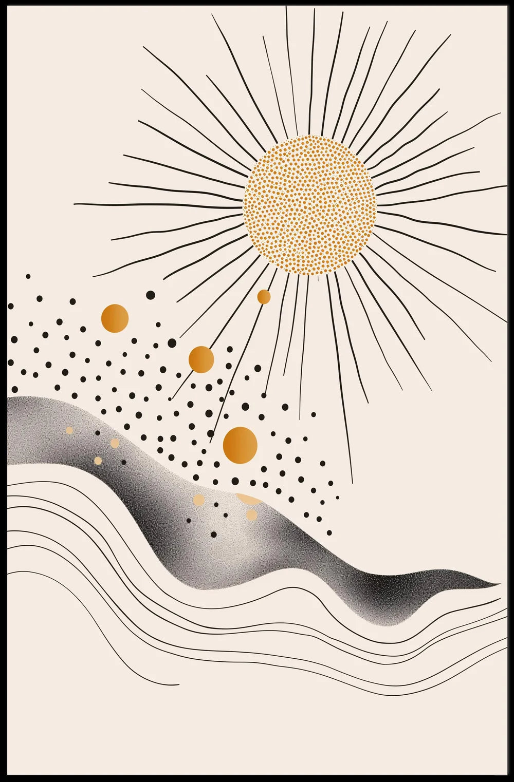 Minimal Text "at He" Event Promotion Poster