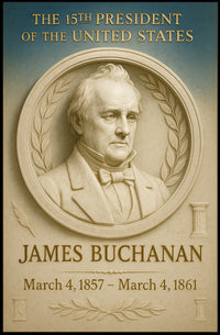 James Buchanan Presidential Poster
