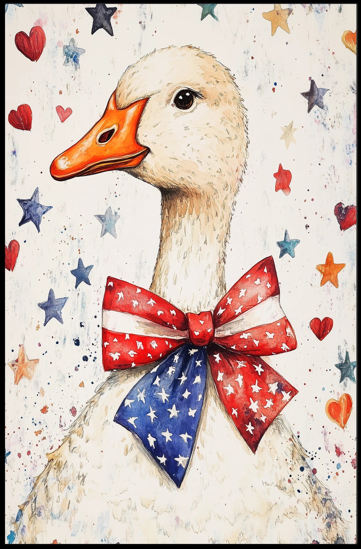 patriotic goose Poster