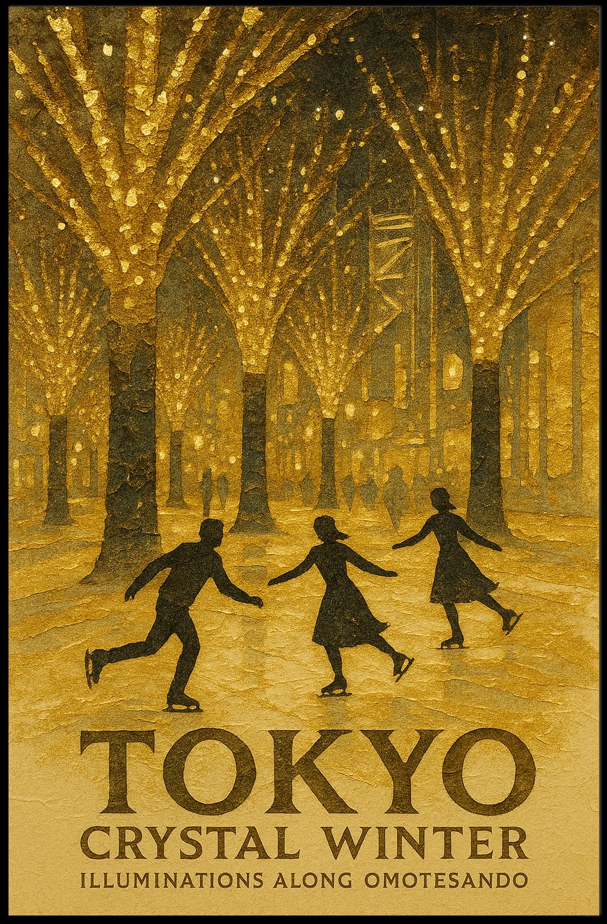 Tokyo Crystal Winter Poster