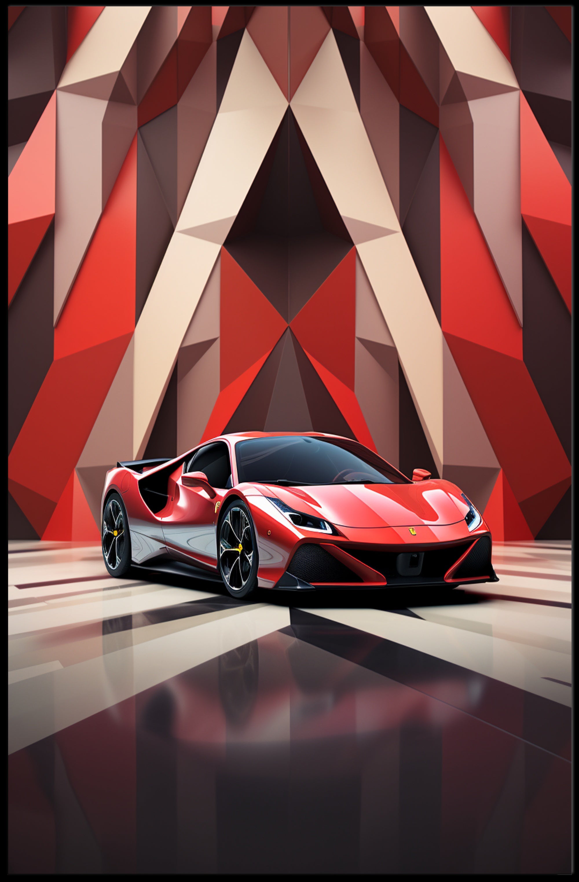 Sleek Design in Motion Poster PosterGoat