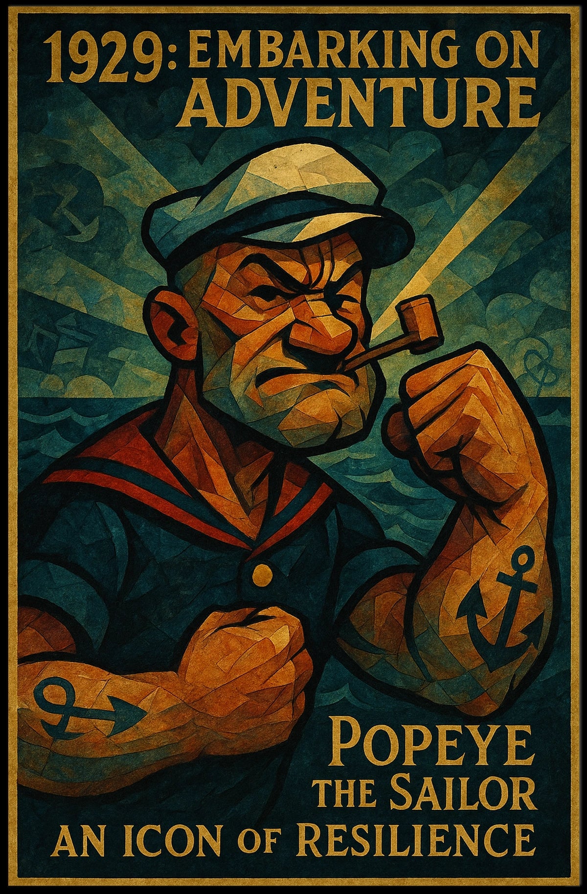 Popeye 1929 Art Poster POP-215