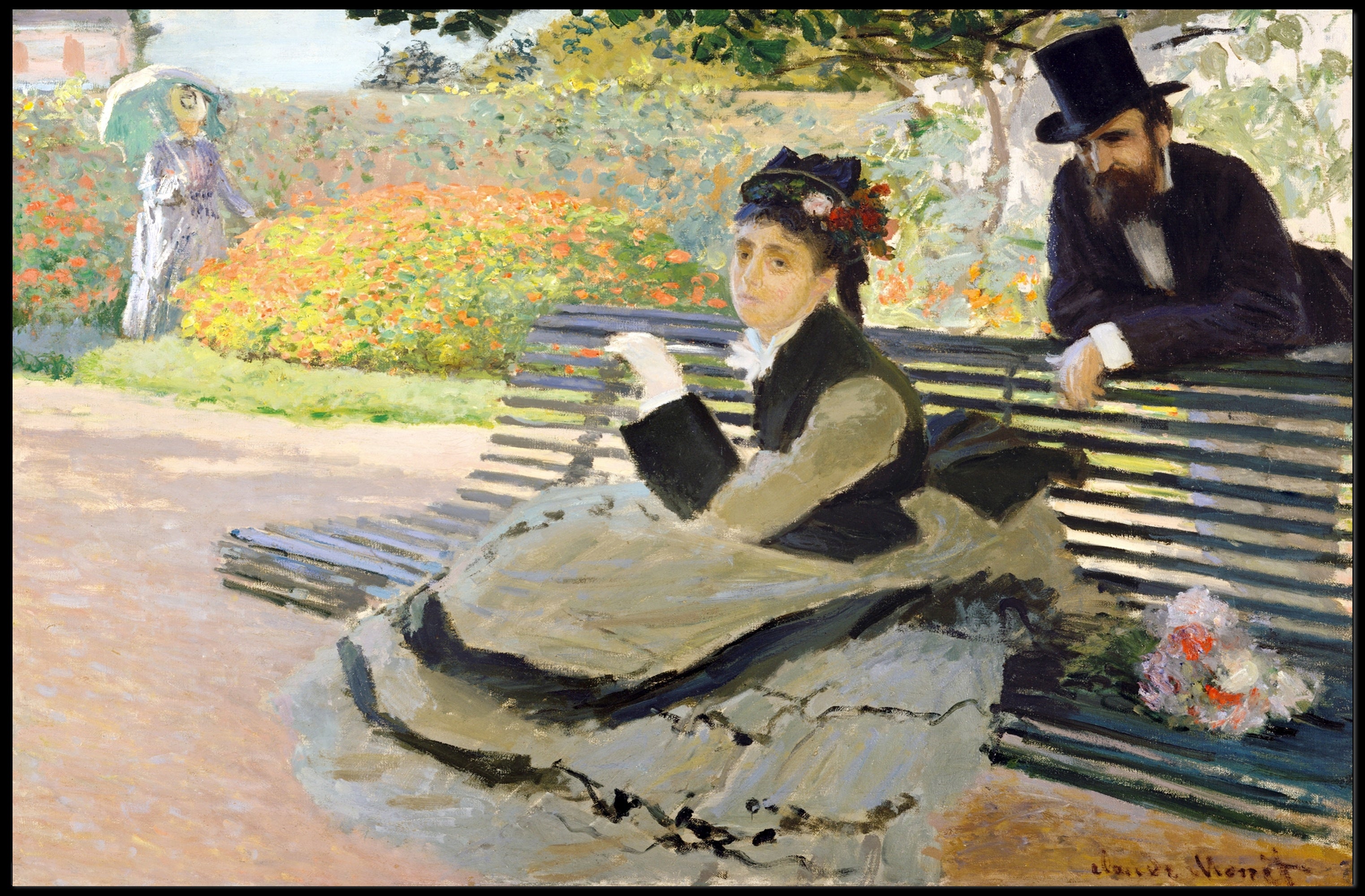 Afternoon in the Garden Poster