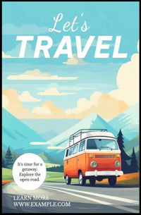Let's Travel Poster PosterGoat
