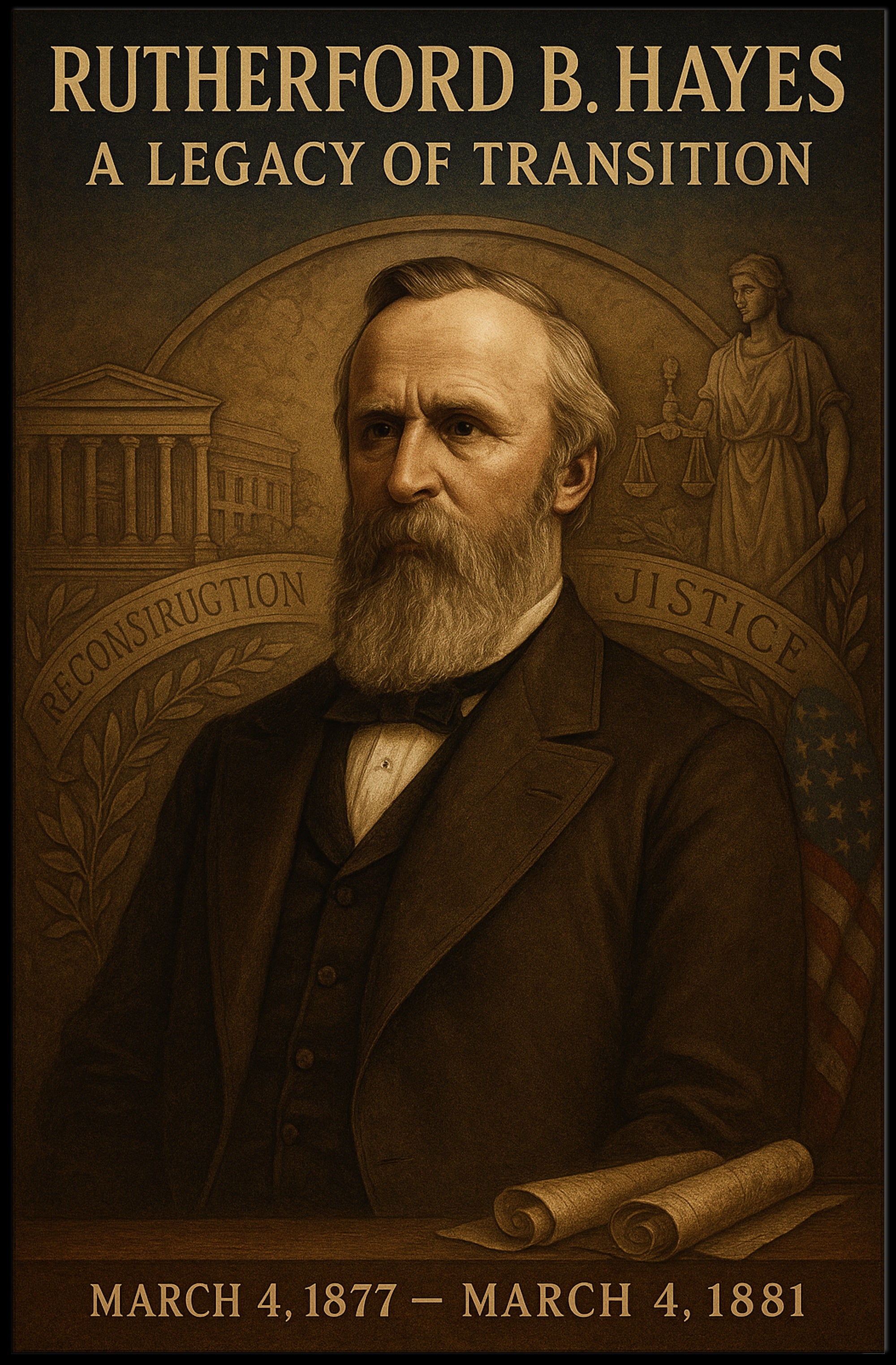 Rutherford B. Hayes: A Legacy of Transition Poster