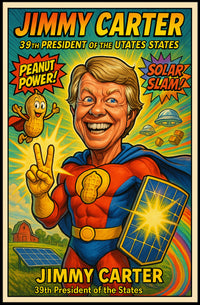 Jimmy Carter Vintage Americana Wall Print PosterGoat