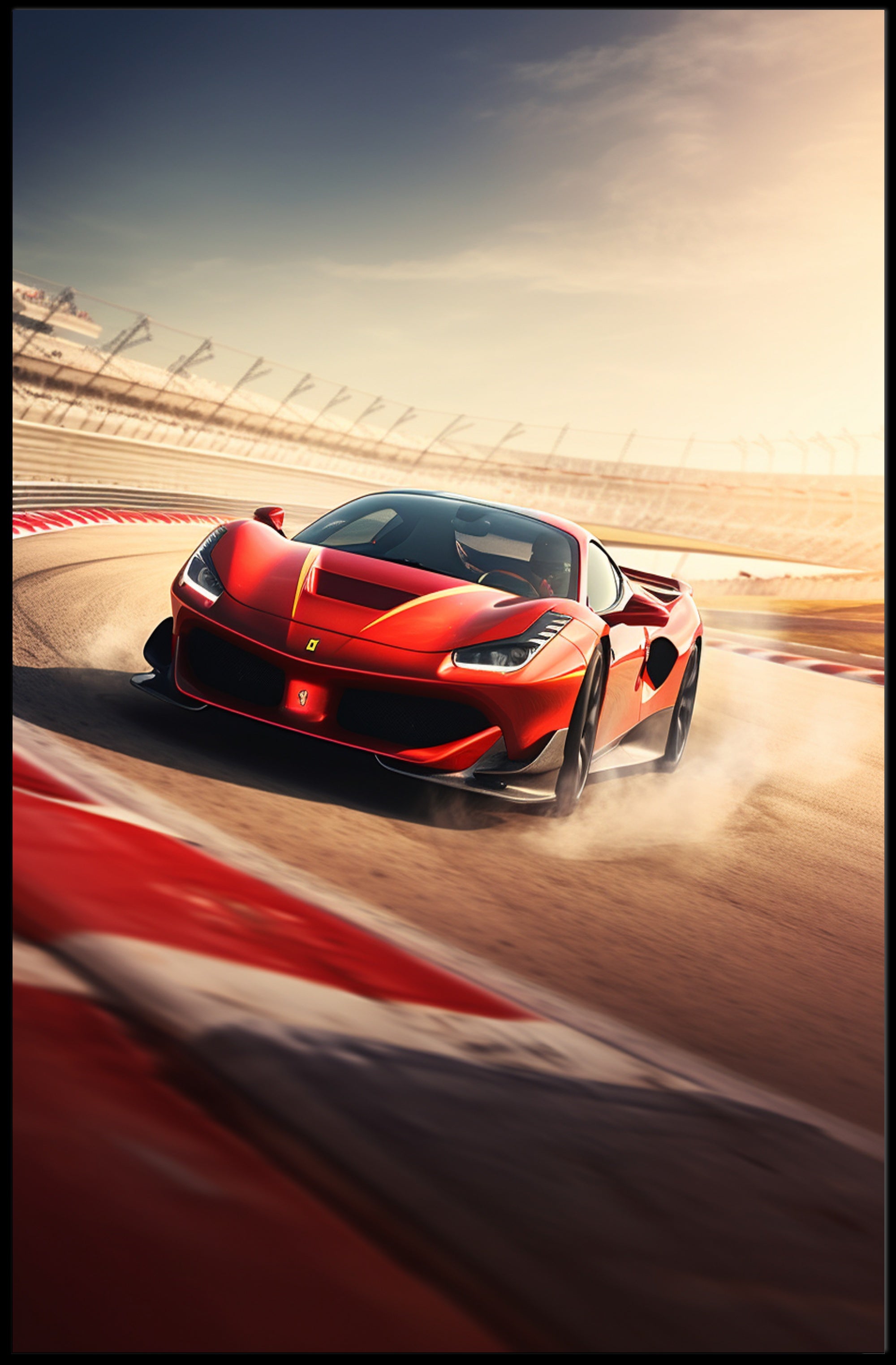 Racing Elegance Poster PosterGoat