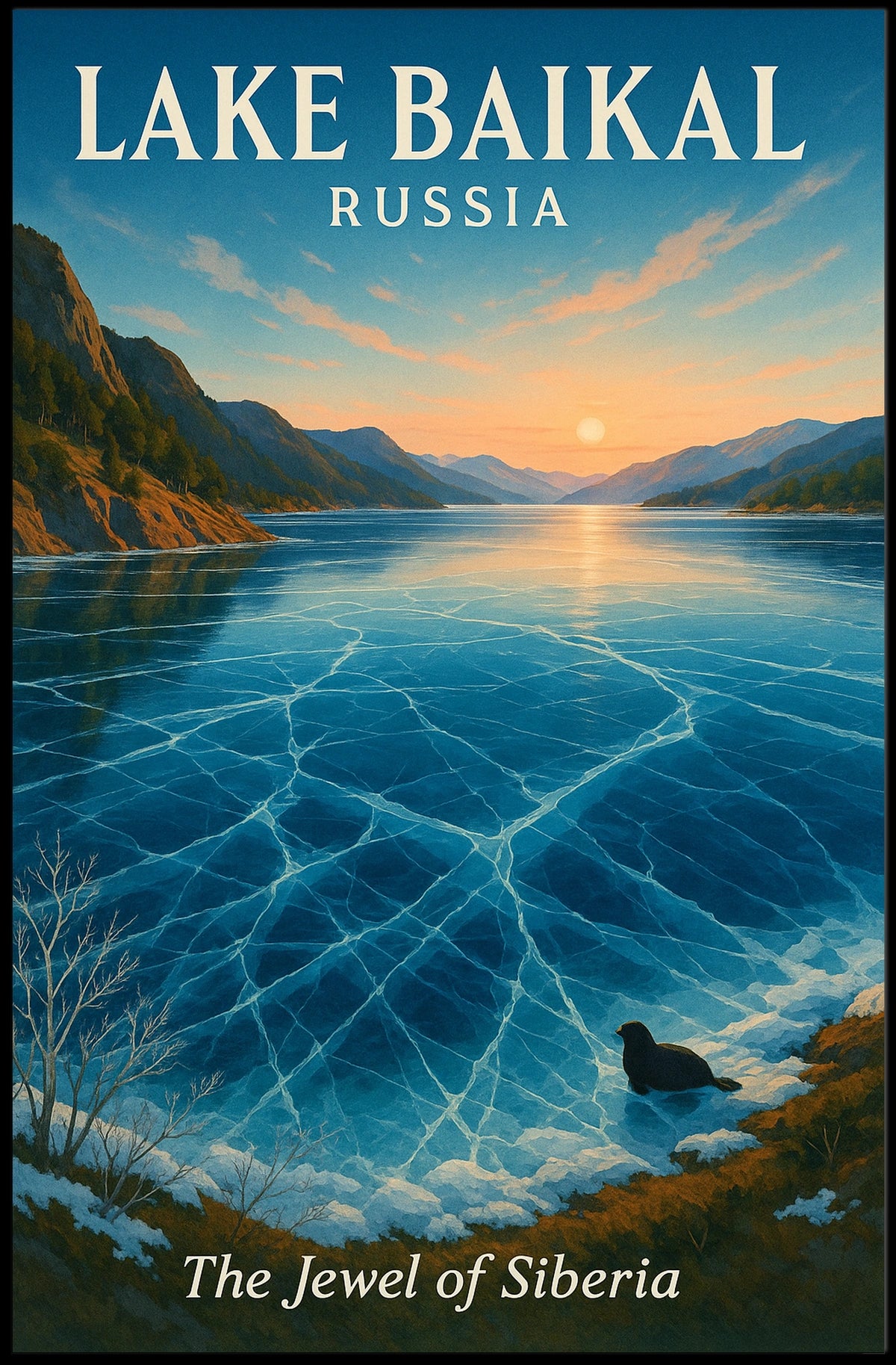 Lake Baikal The Jewel of Siberia Poster