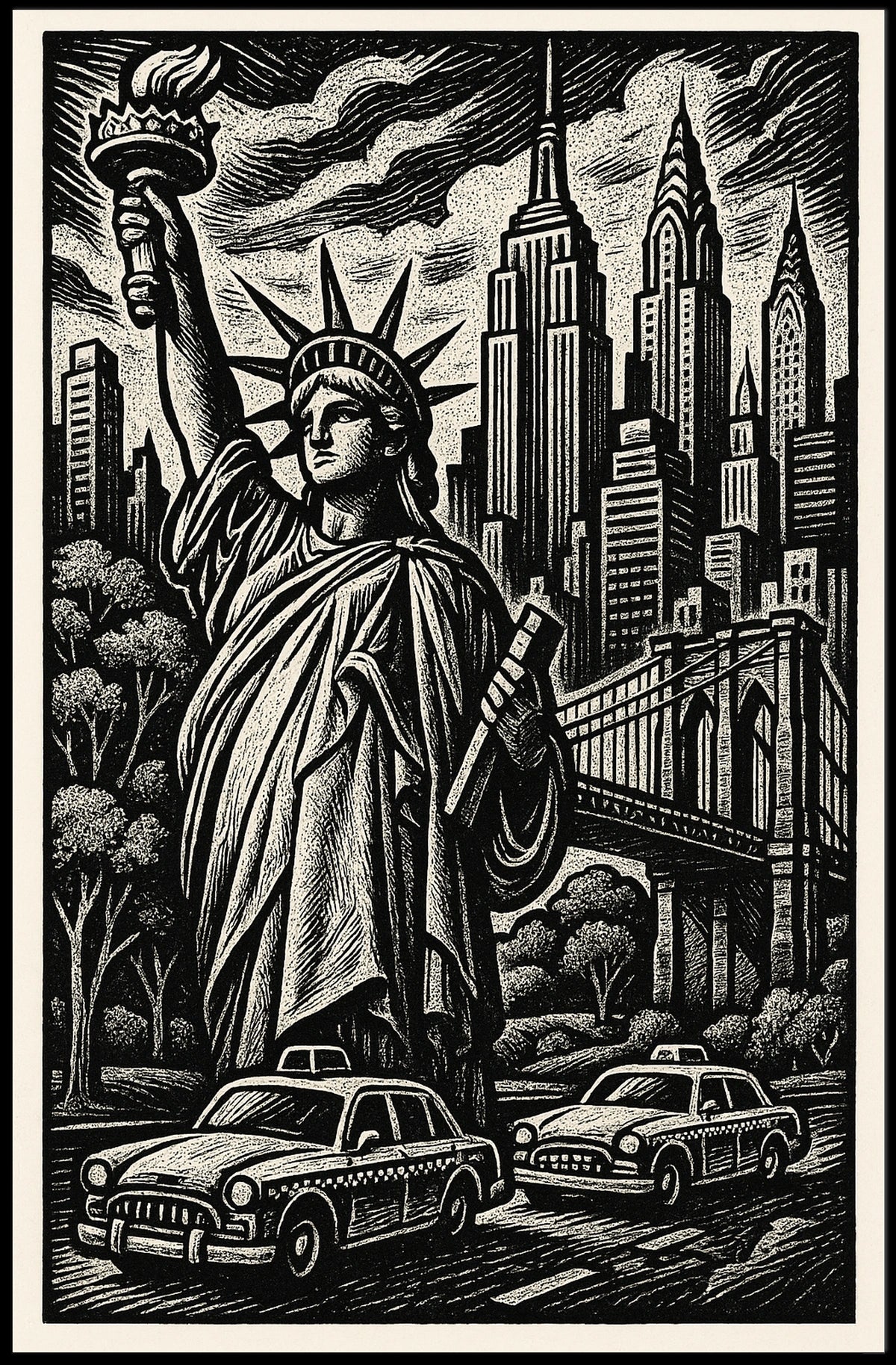 Iconic New York City Poster
