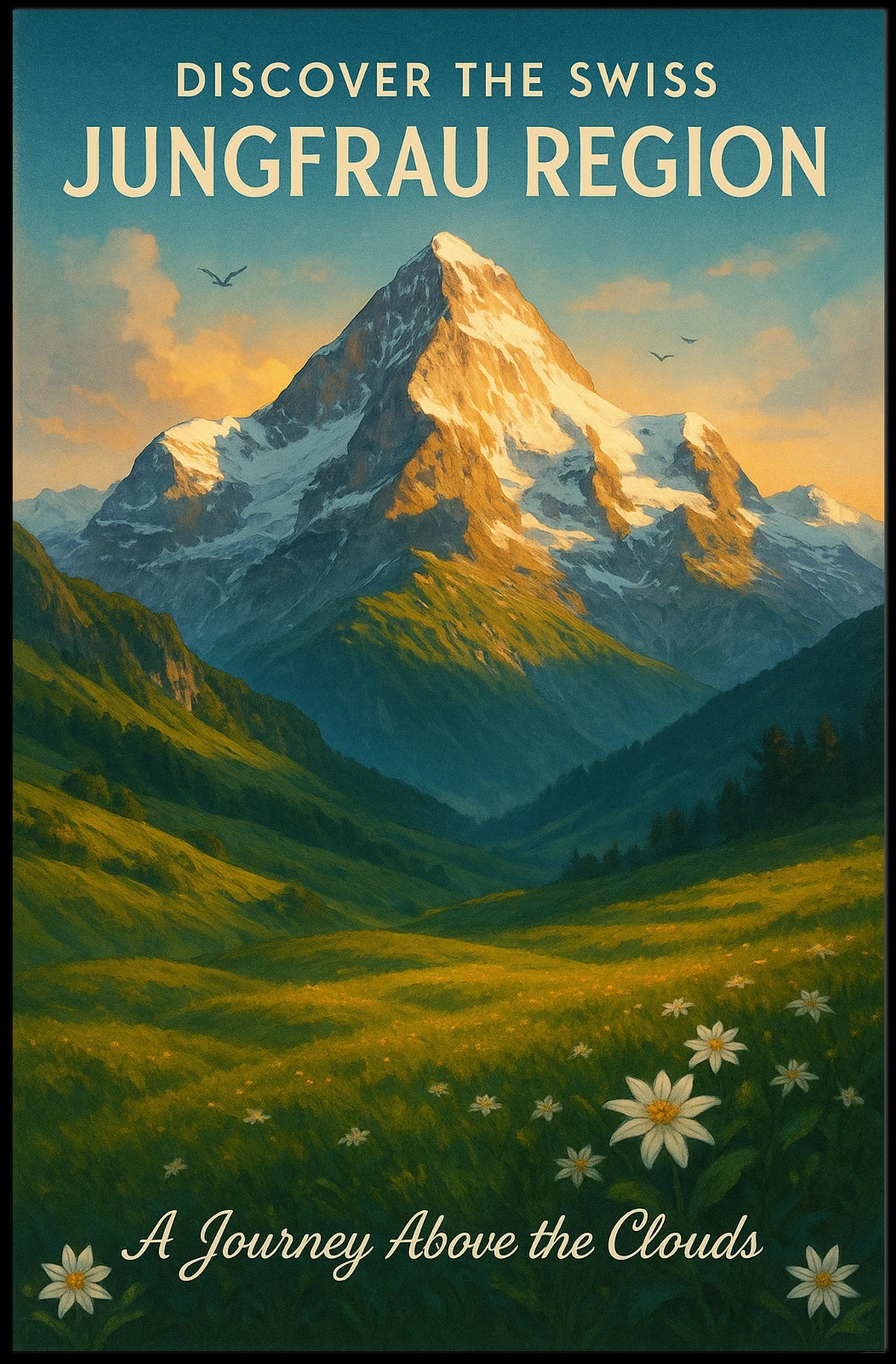 Discover the Swiss Jungfrau Region Poster