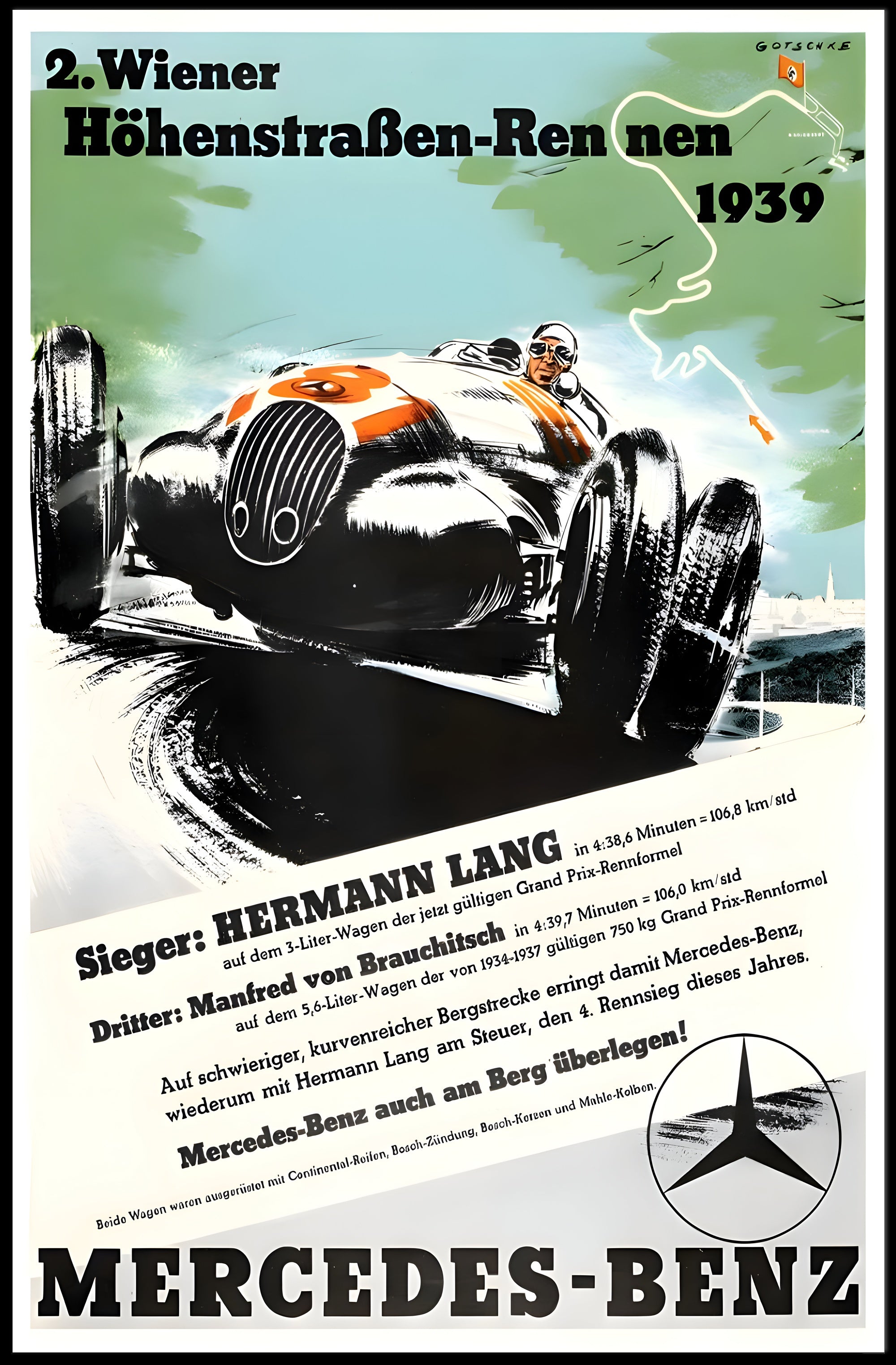 Vintage 1939 Travel Poster Art Print Decor