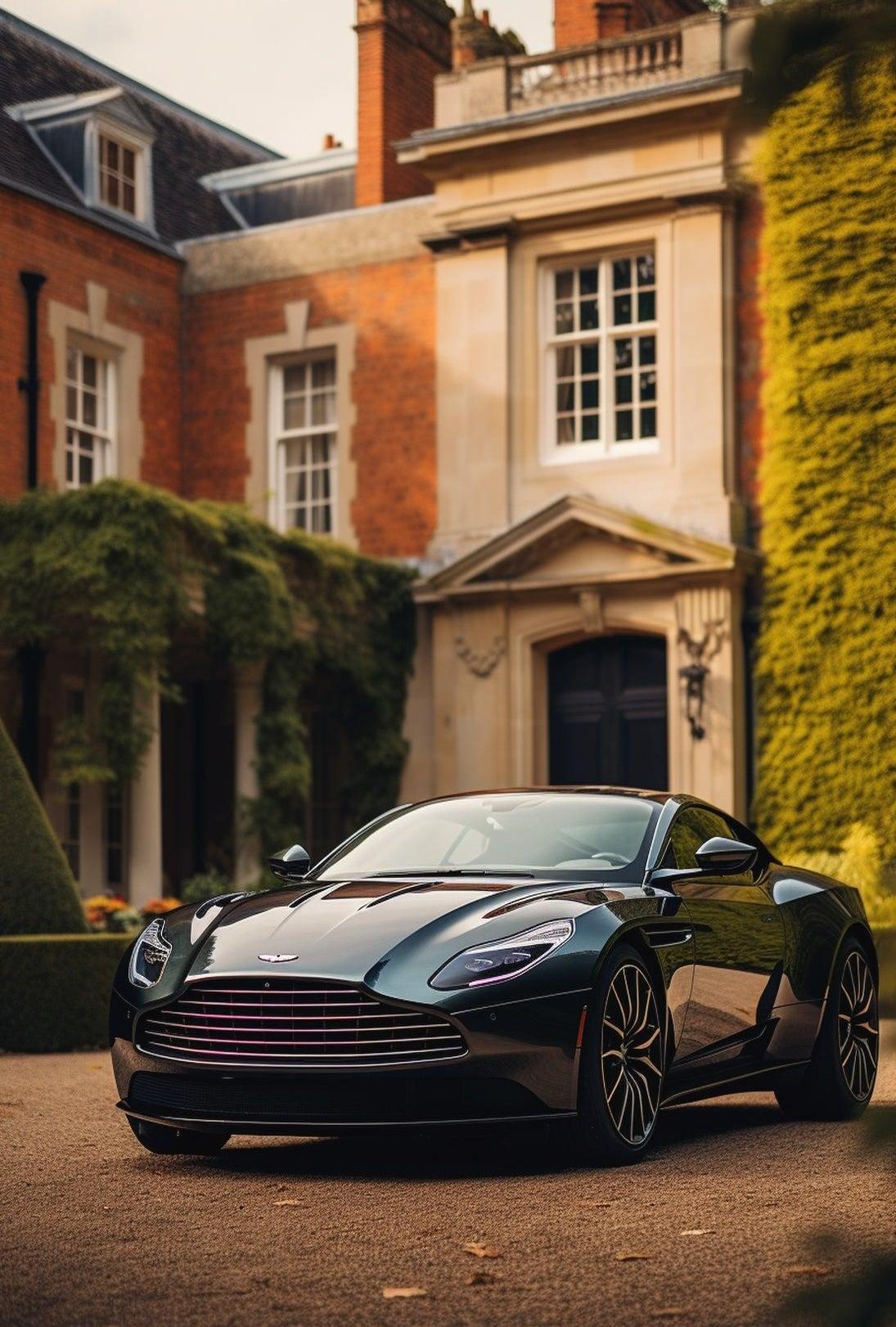 Luxurious Sports Car Elegance Modern Artistic Poster