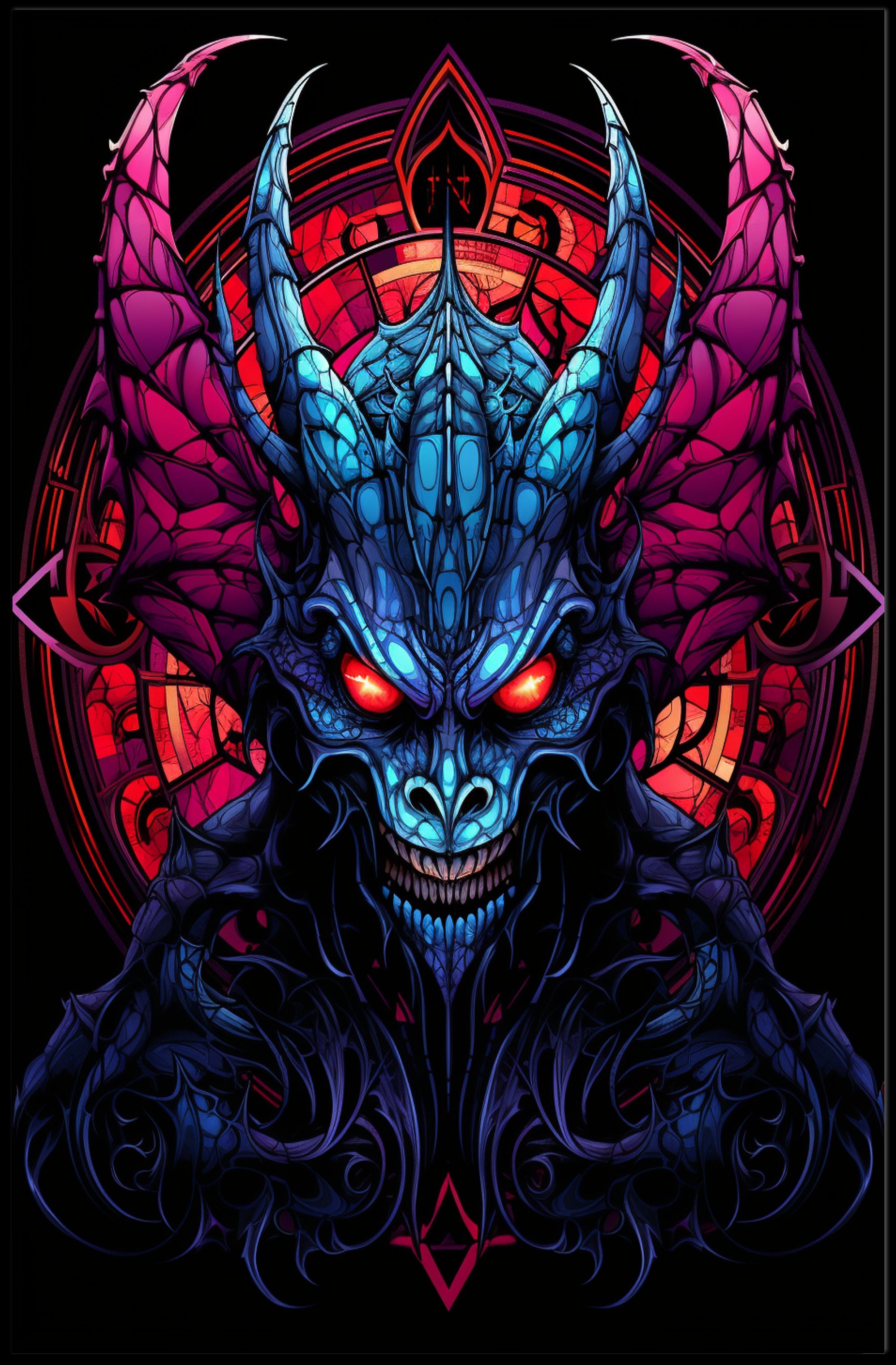 Infernal Visage Poster PosterGoat