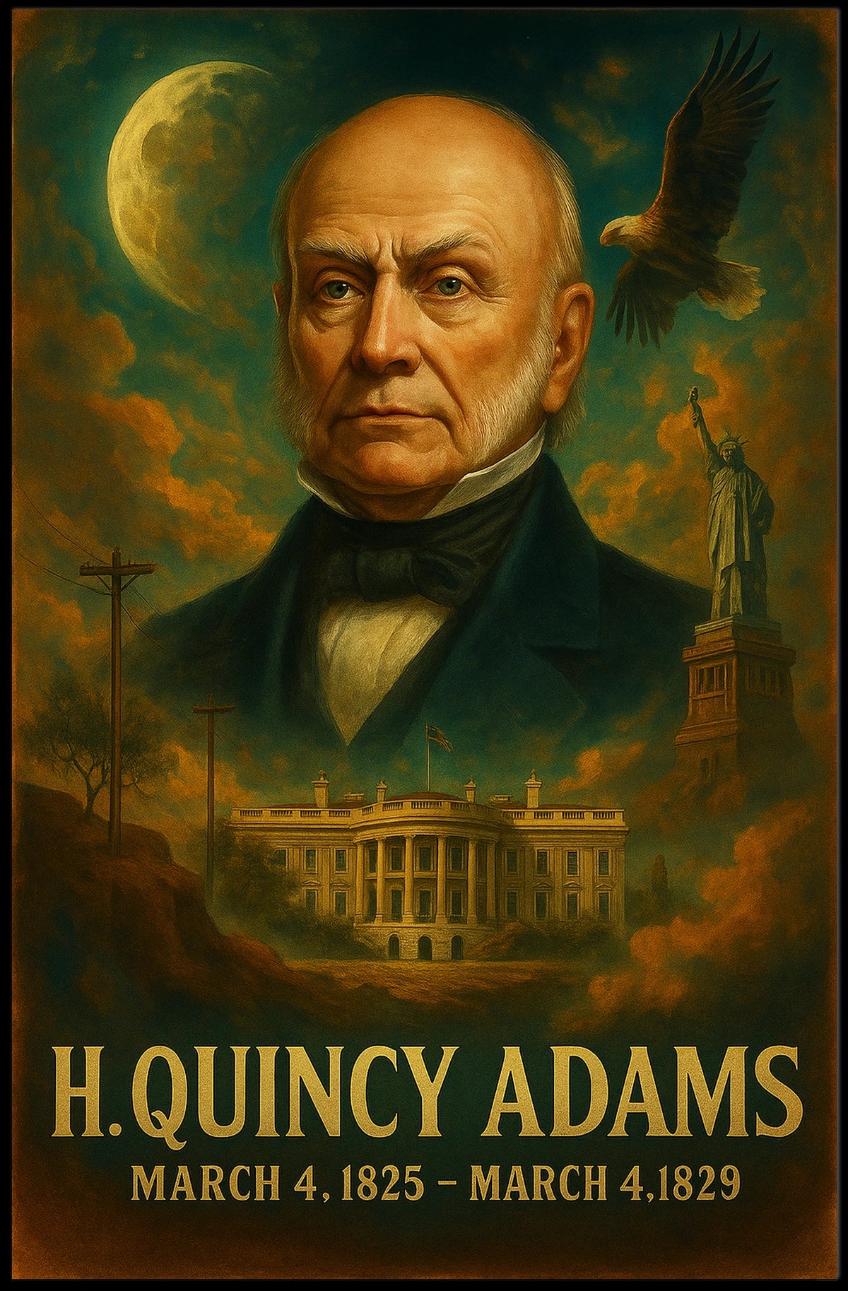John Quincy Adams 6Th President Poster
