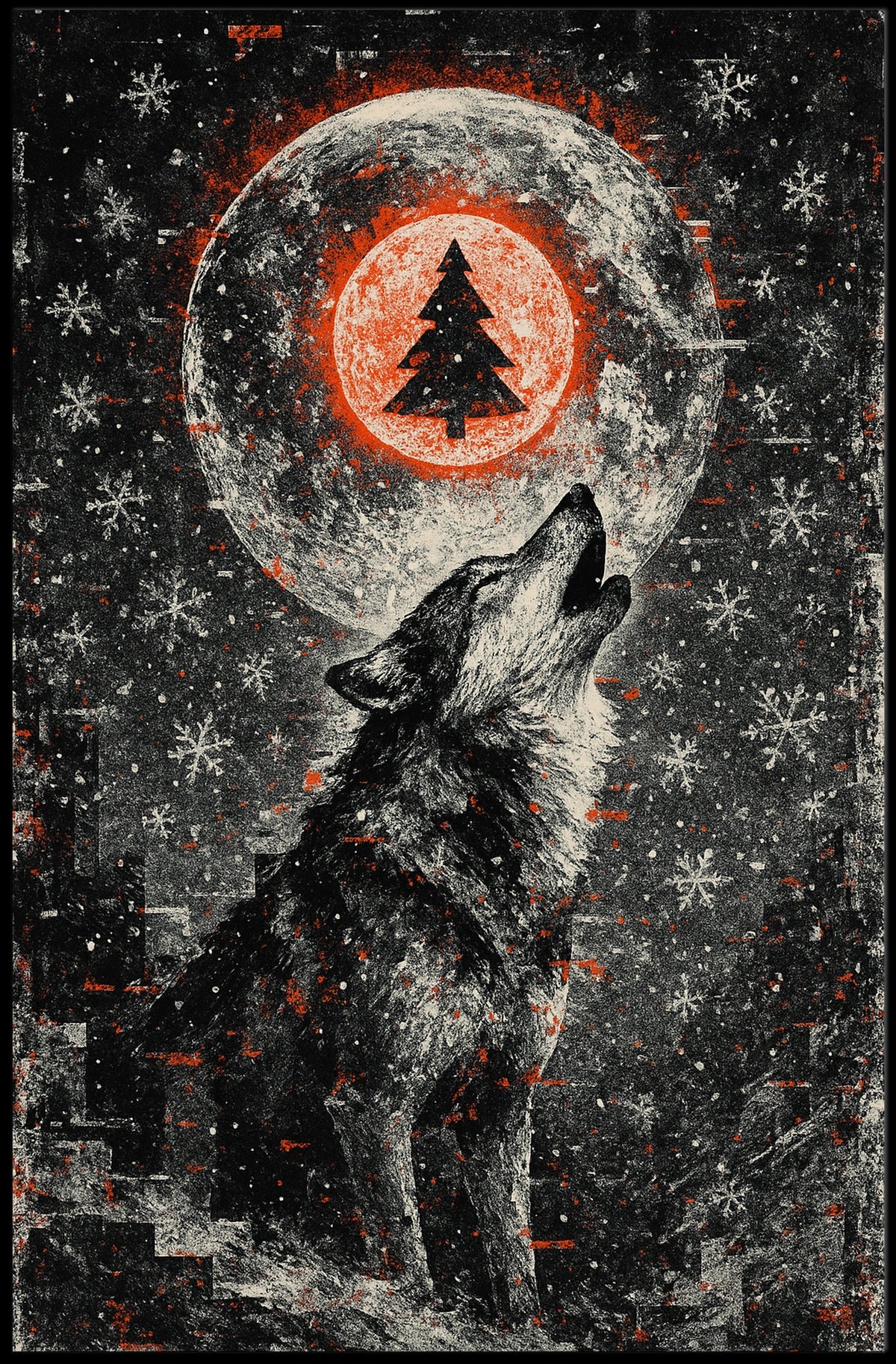 Howling Under the Winter Moon Poster