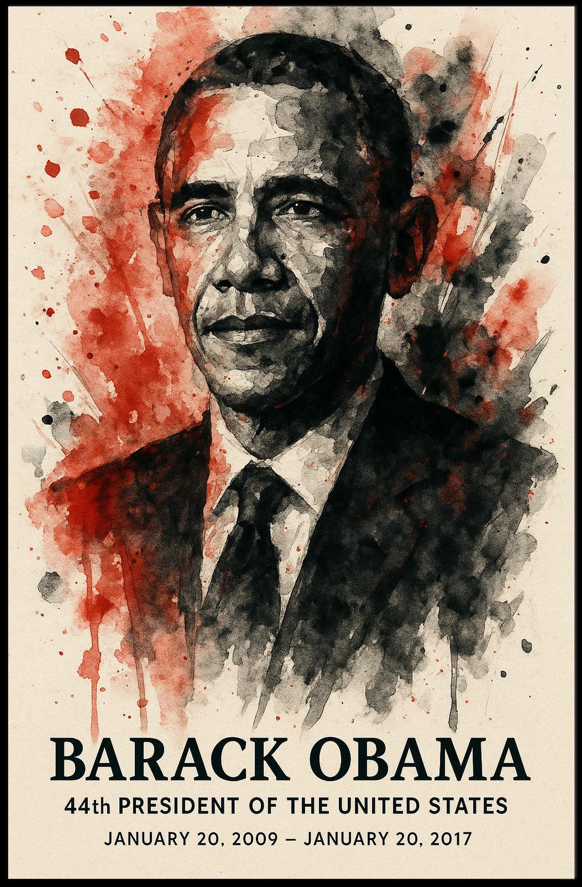 Barack Obama 44th President Poster
