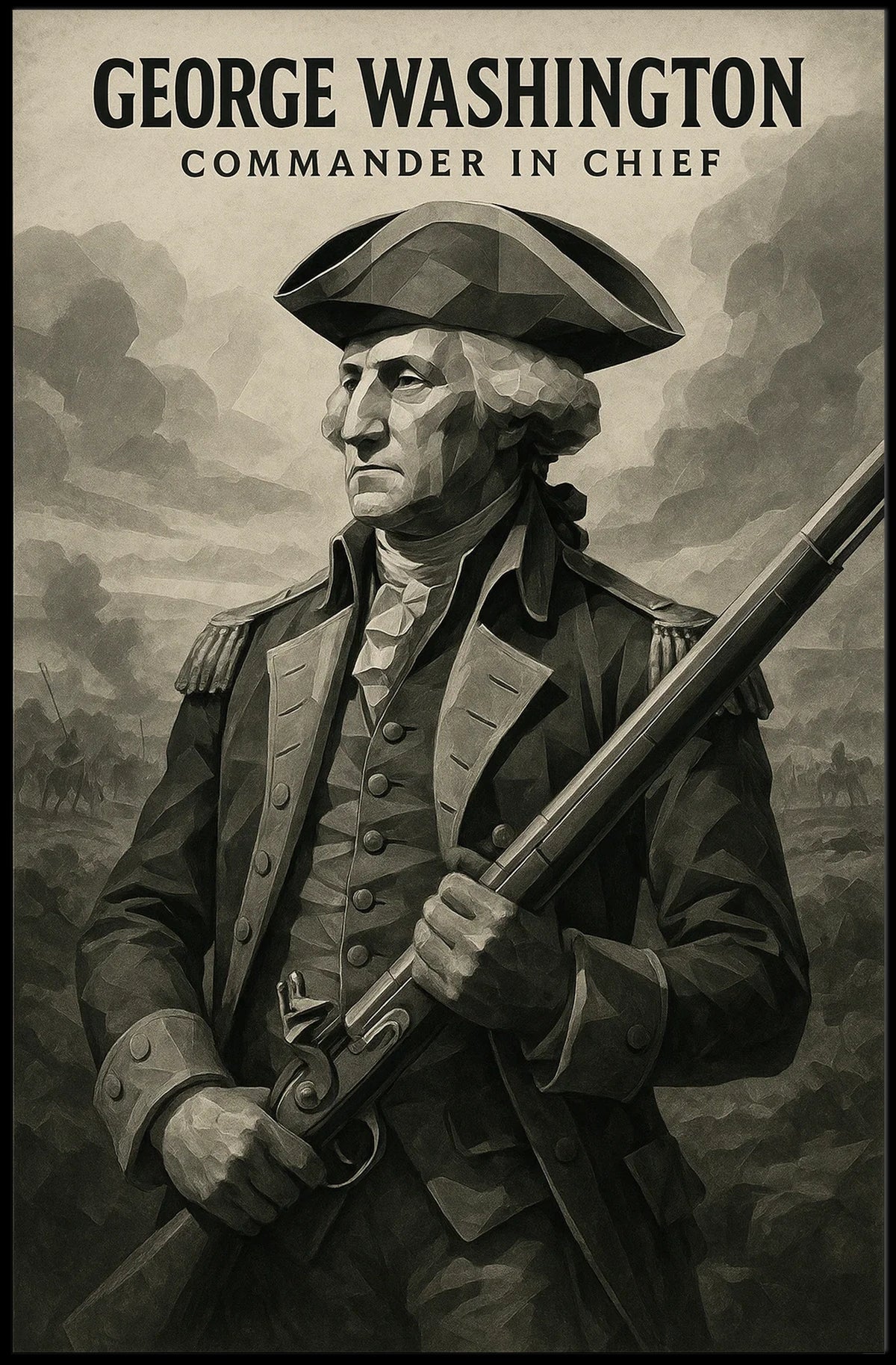 George Washington Commander In Chief Poster