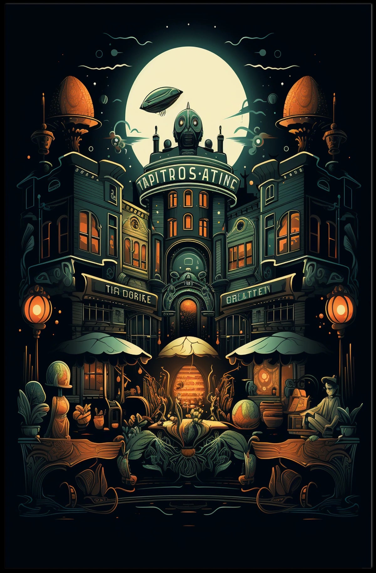 Mystical Night Bazaar Poster
