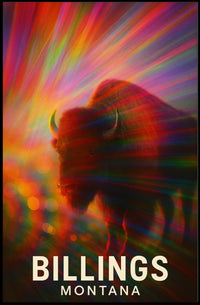 Billings Wilderness Wanderer Digital Painting Poster