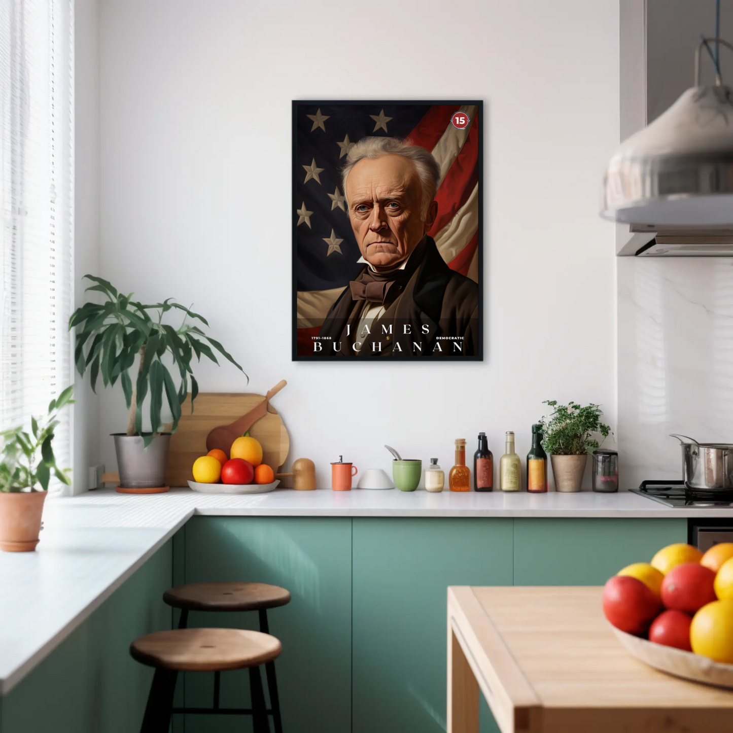 James Buchanan 15th President Of The United States Portrait