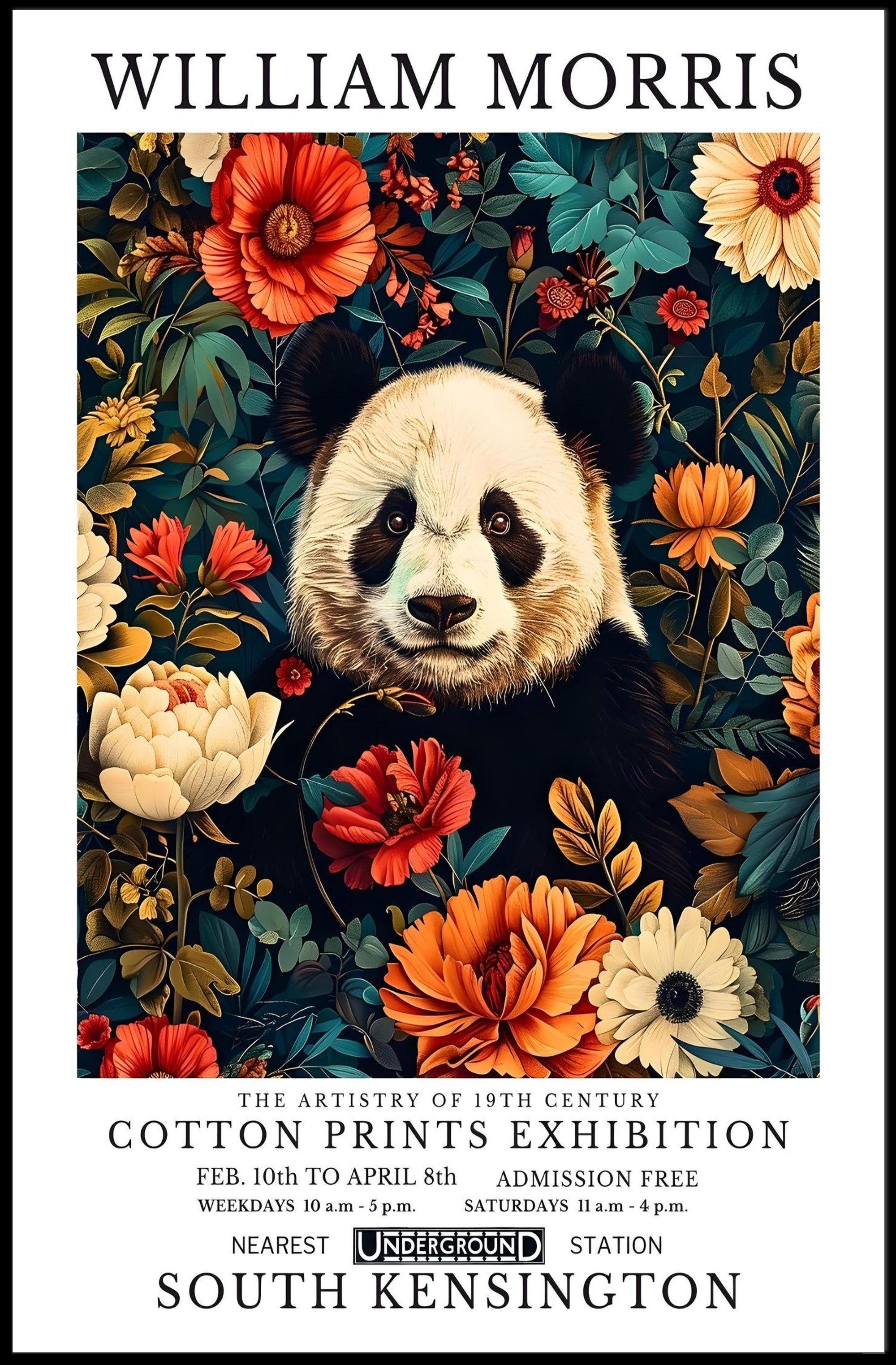 Cotton Prints Exhibition Poster: Cultural or Heritage Poster