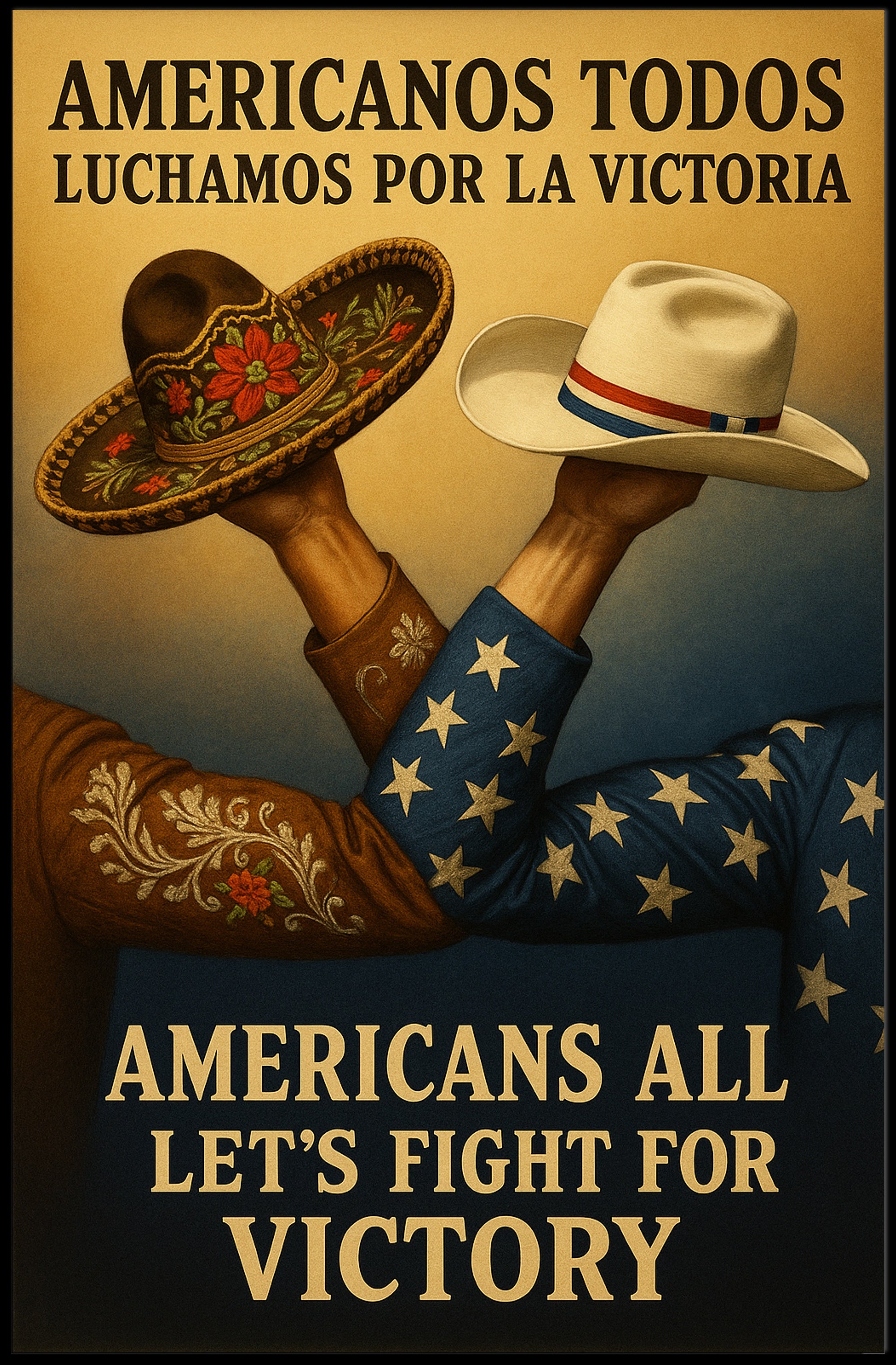 United for Victory Poster