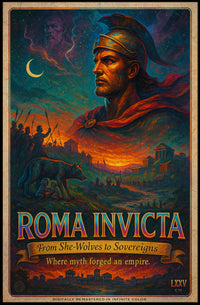 Ancient Rome Epic Scene Fantasy Mythology Poster