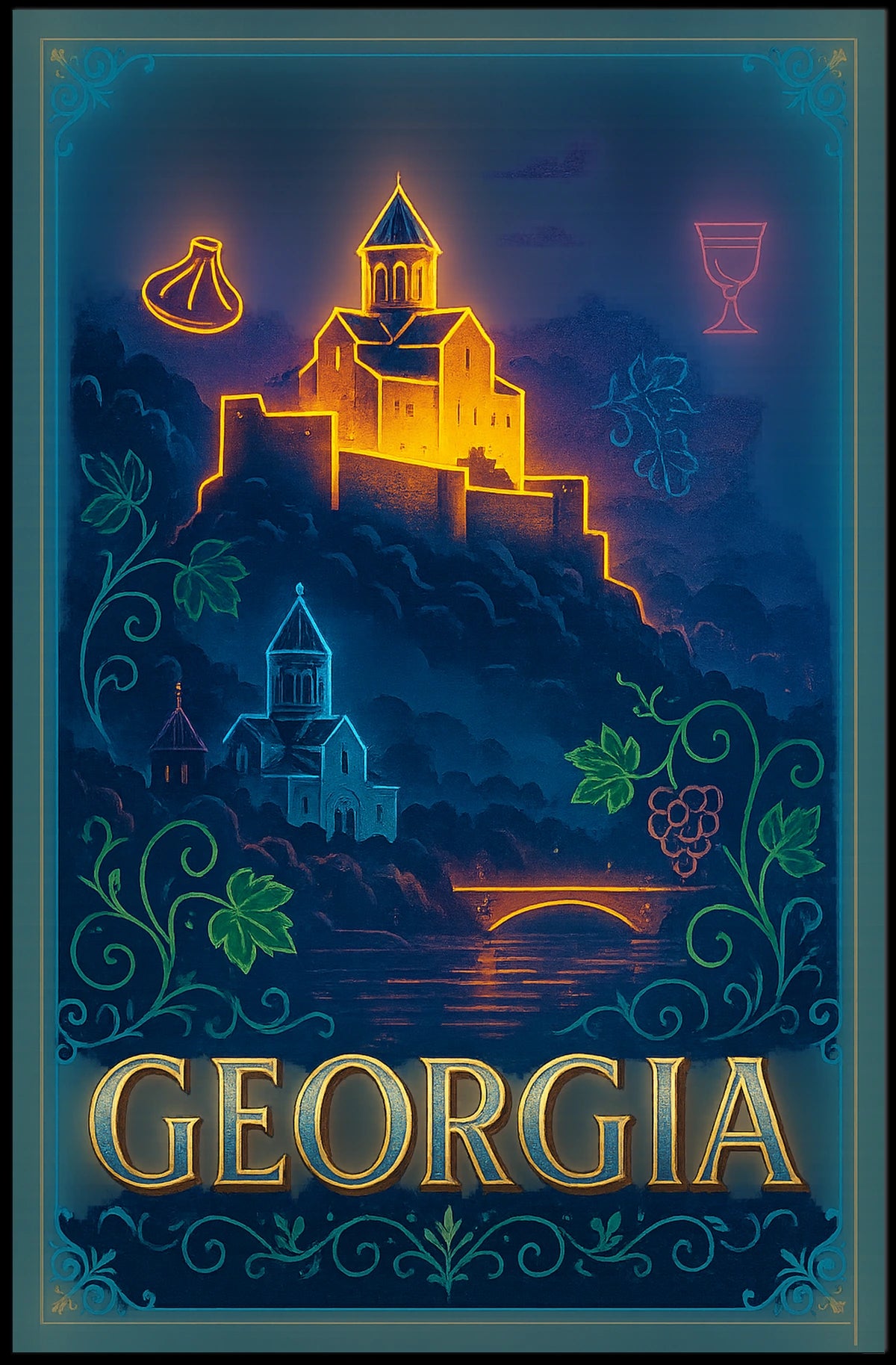 Enchanting Georgia Poster