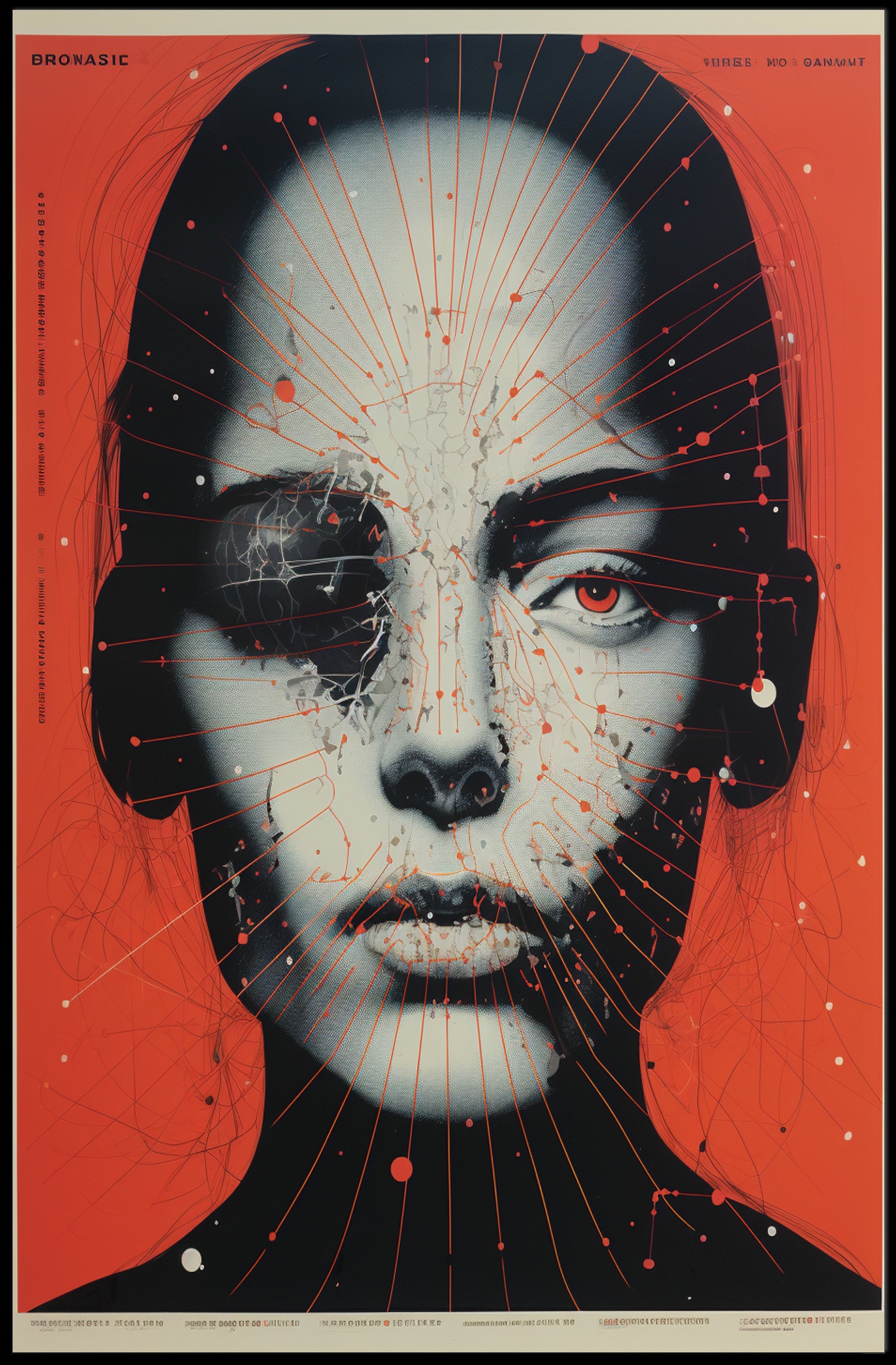 Abstract Connections Abstract Poster