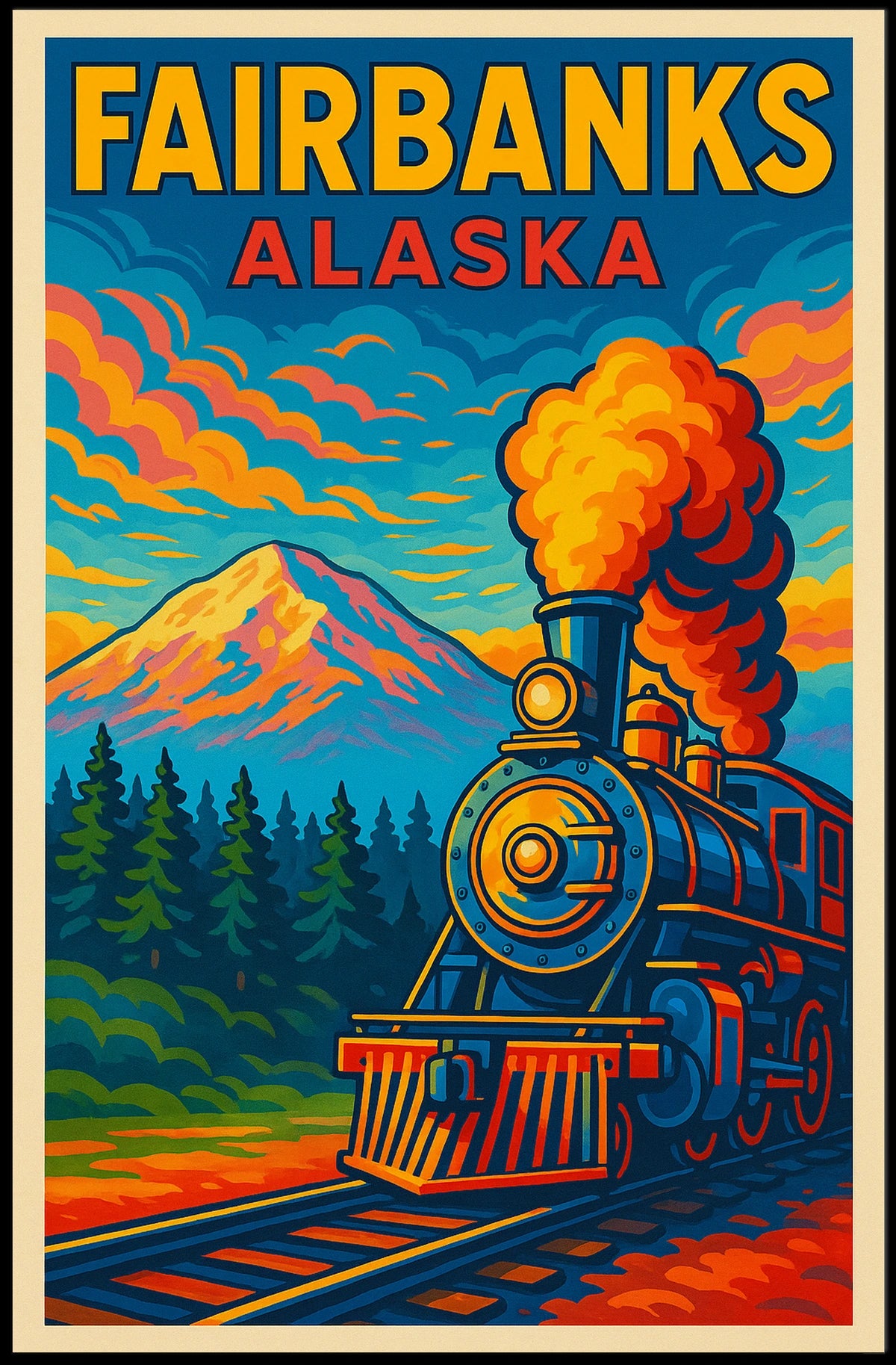 Fairbanks Alaska Poster