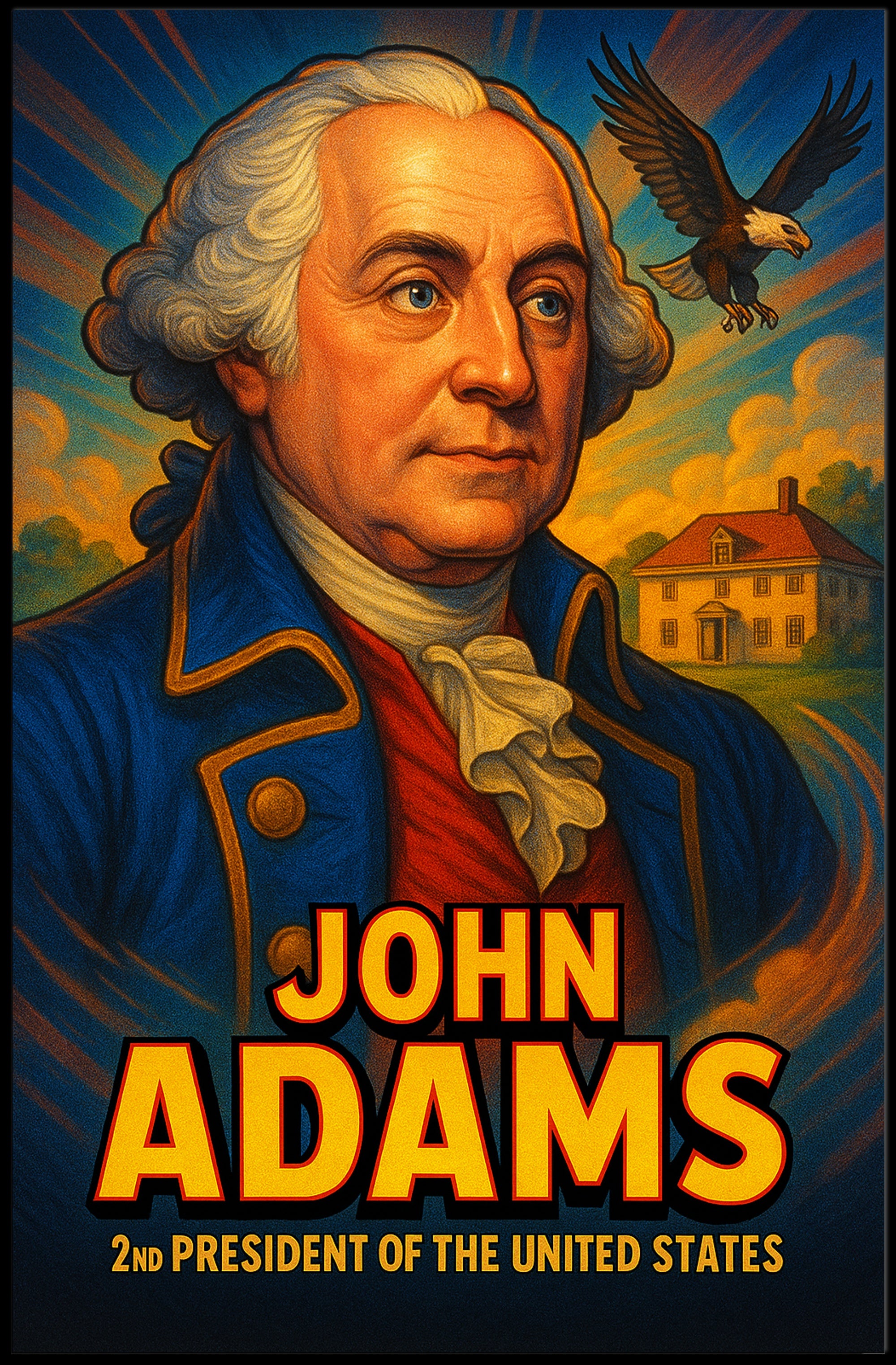 2nd President American Heritage Historical or Presidential Poster